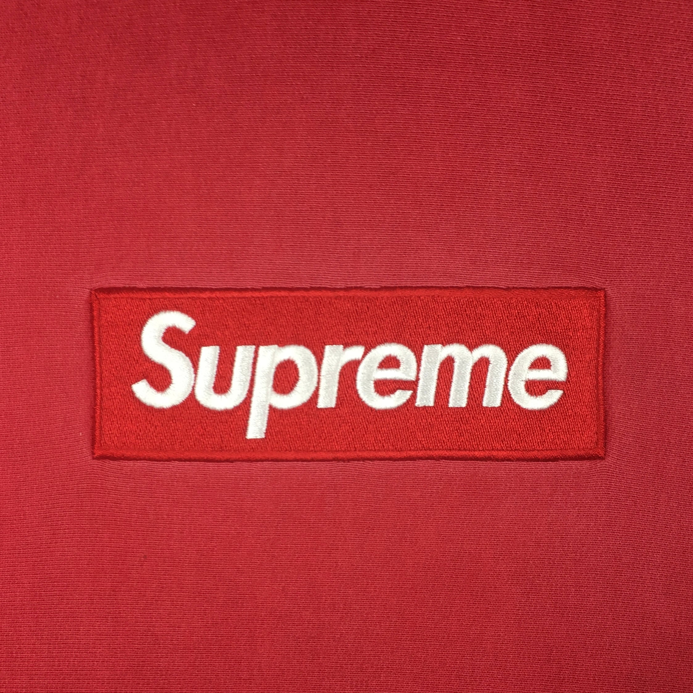 2011 Supreme Red Box Logo Hoodie