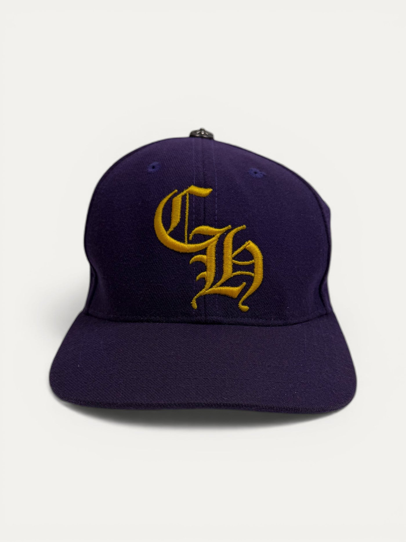 Chrome Hearts CH Purple Yellow Silver Button Cap