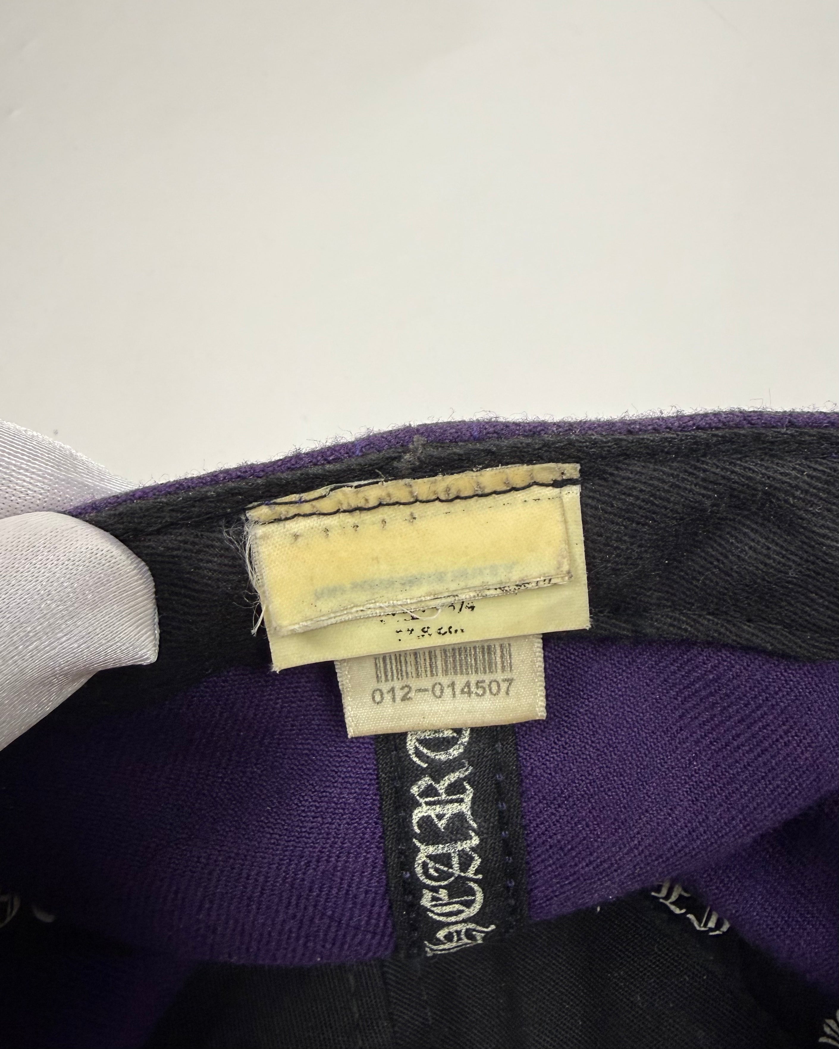Chrome Hearts CH Purple Yellow Silver Button Cap