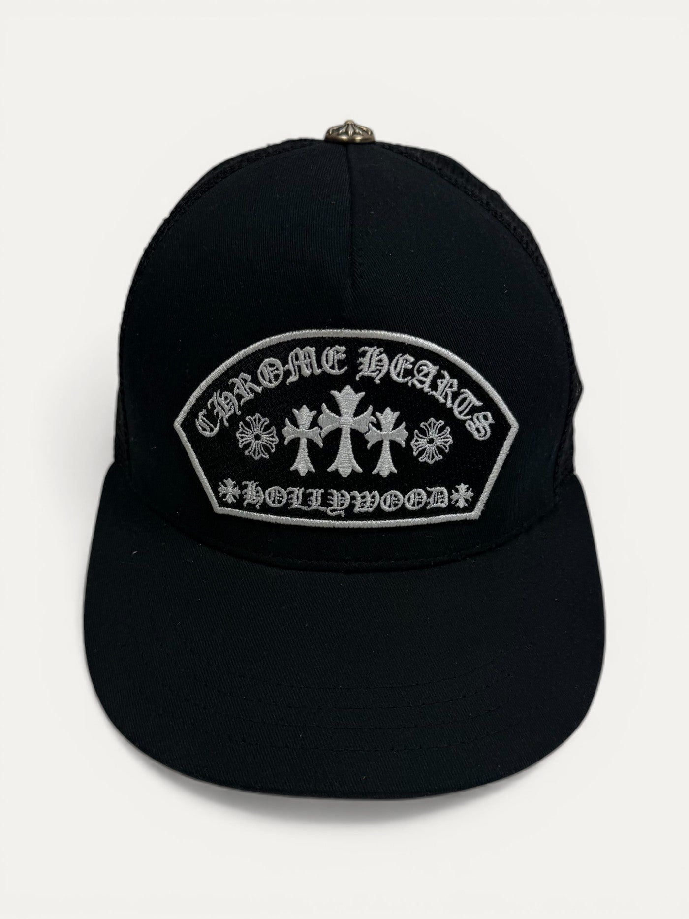 Chrome Hearts Black Triple Cross Cap