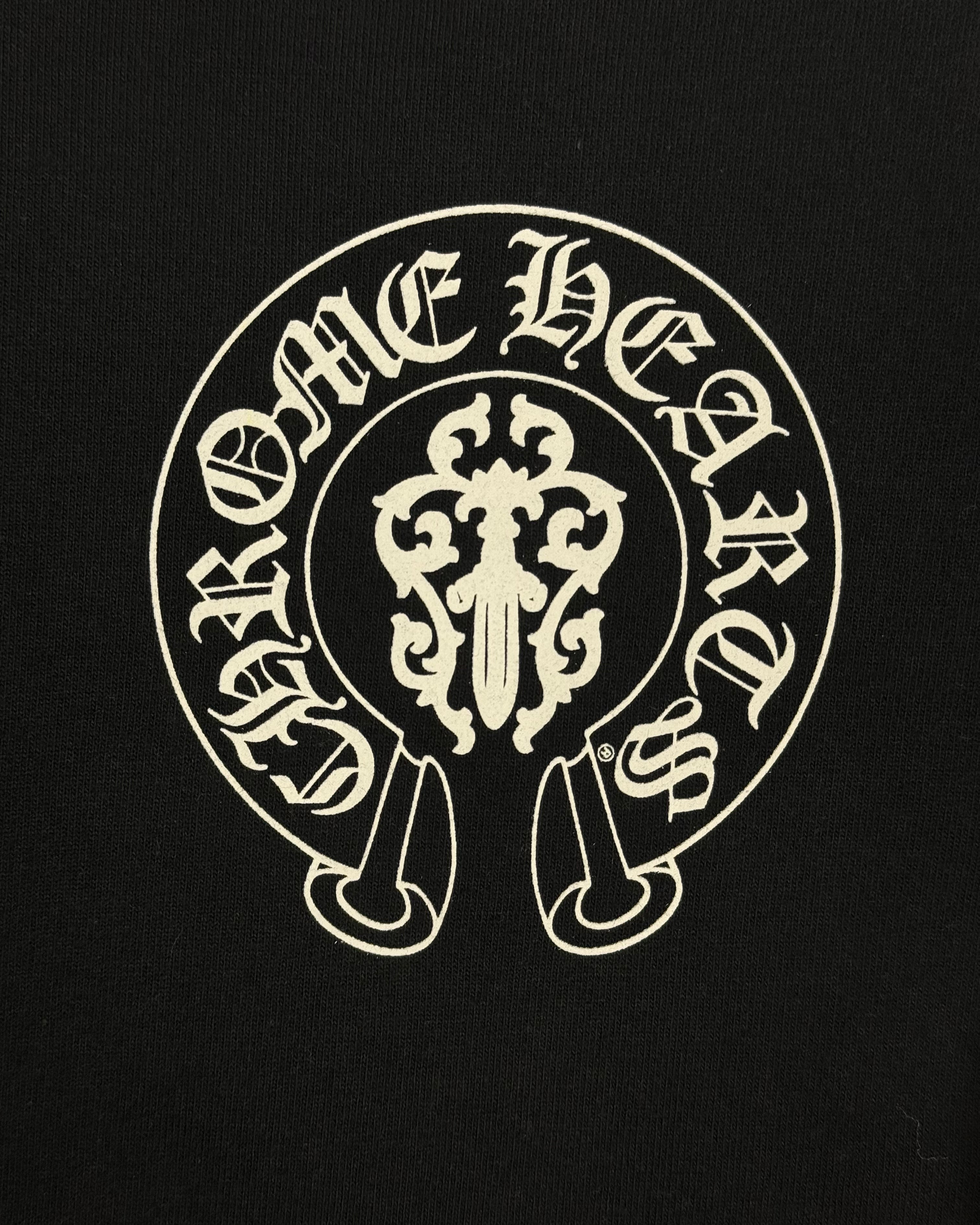 Chrome Hearts Black USA Flag Zip Up Hoodie
