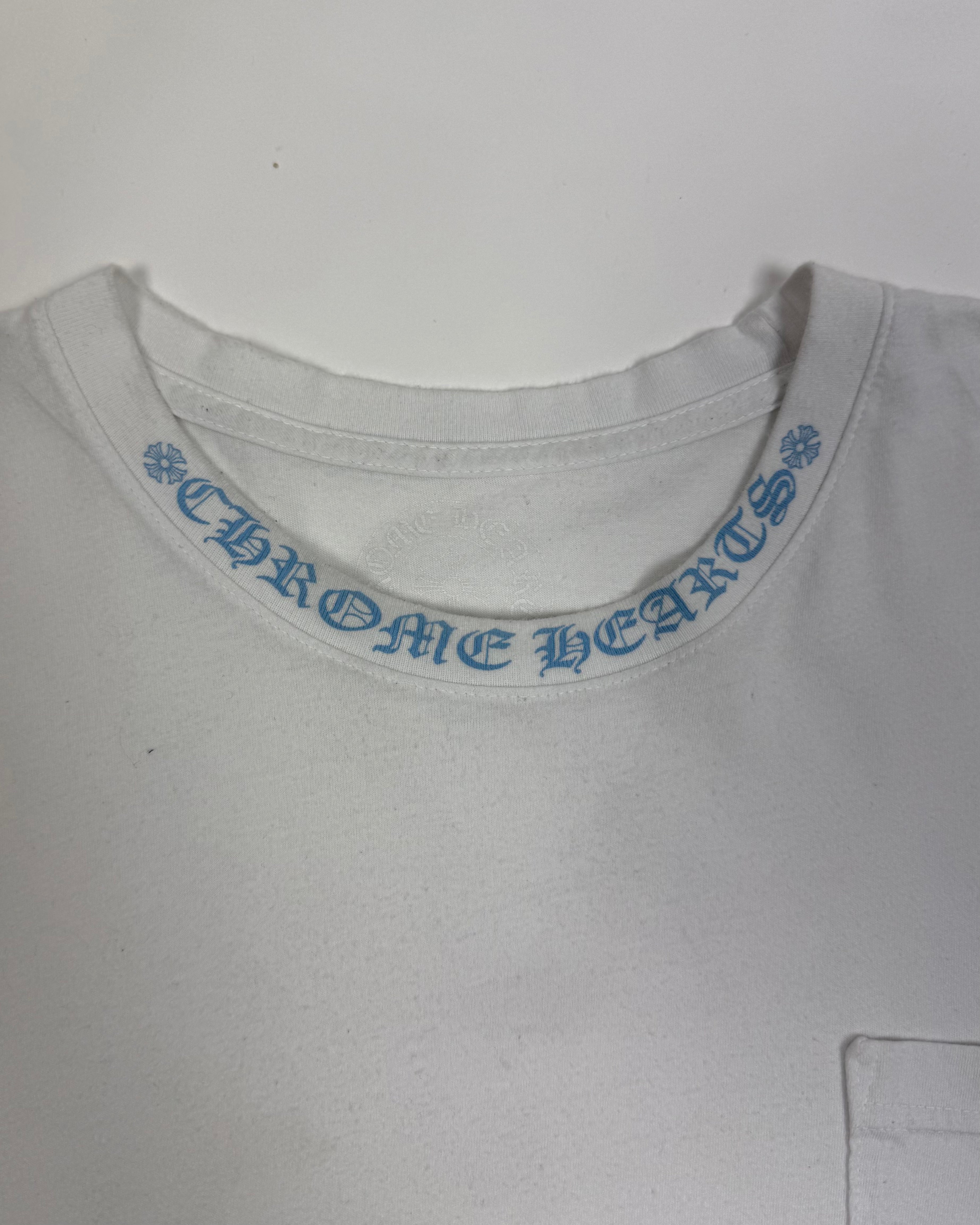 Chrome Hearts Miami Exclusive White Blue Longsleeve