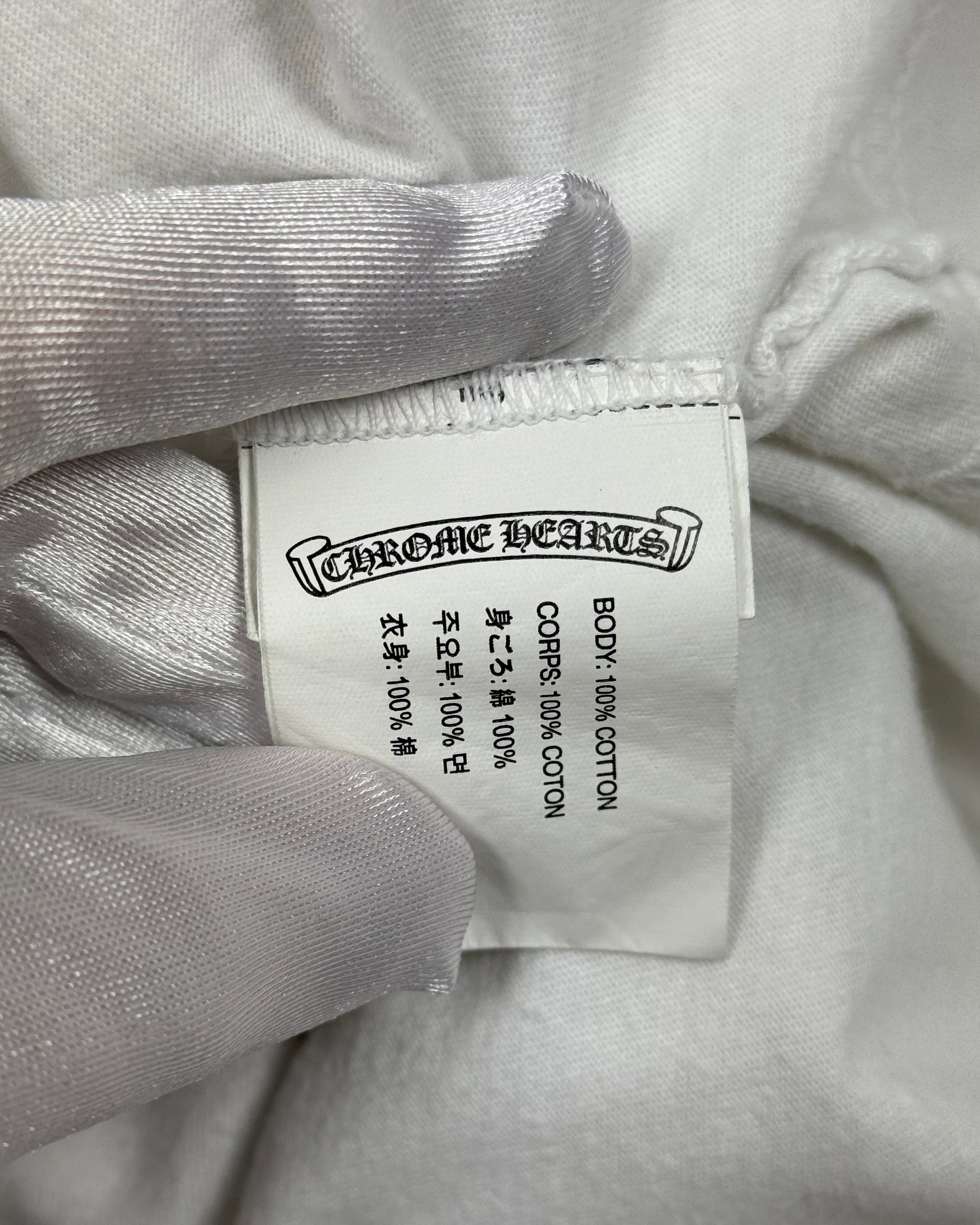 Chrome Hearts Miami Exclusive White Blue Longsleeve