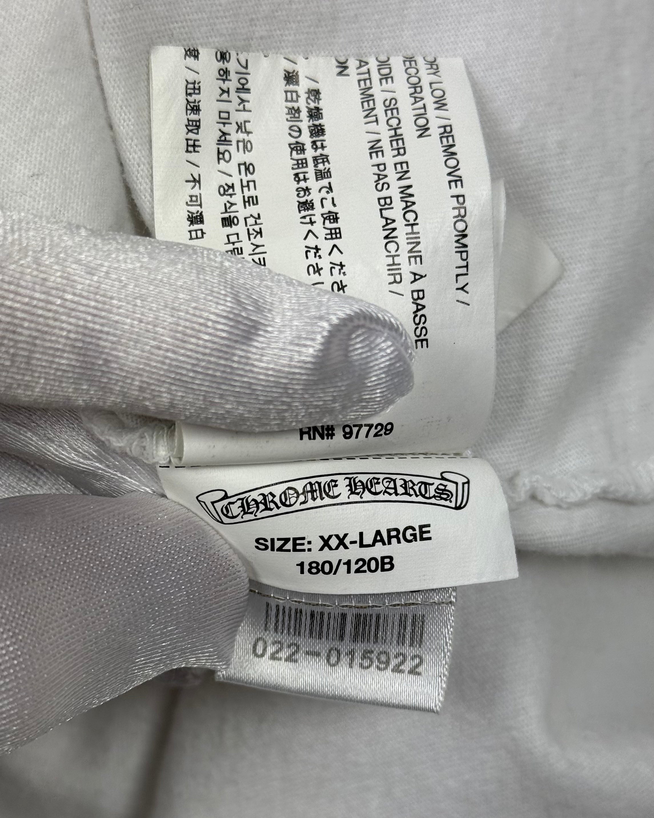 Chrome Hearts Miami Exclusive White Blue Longsleeve