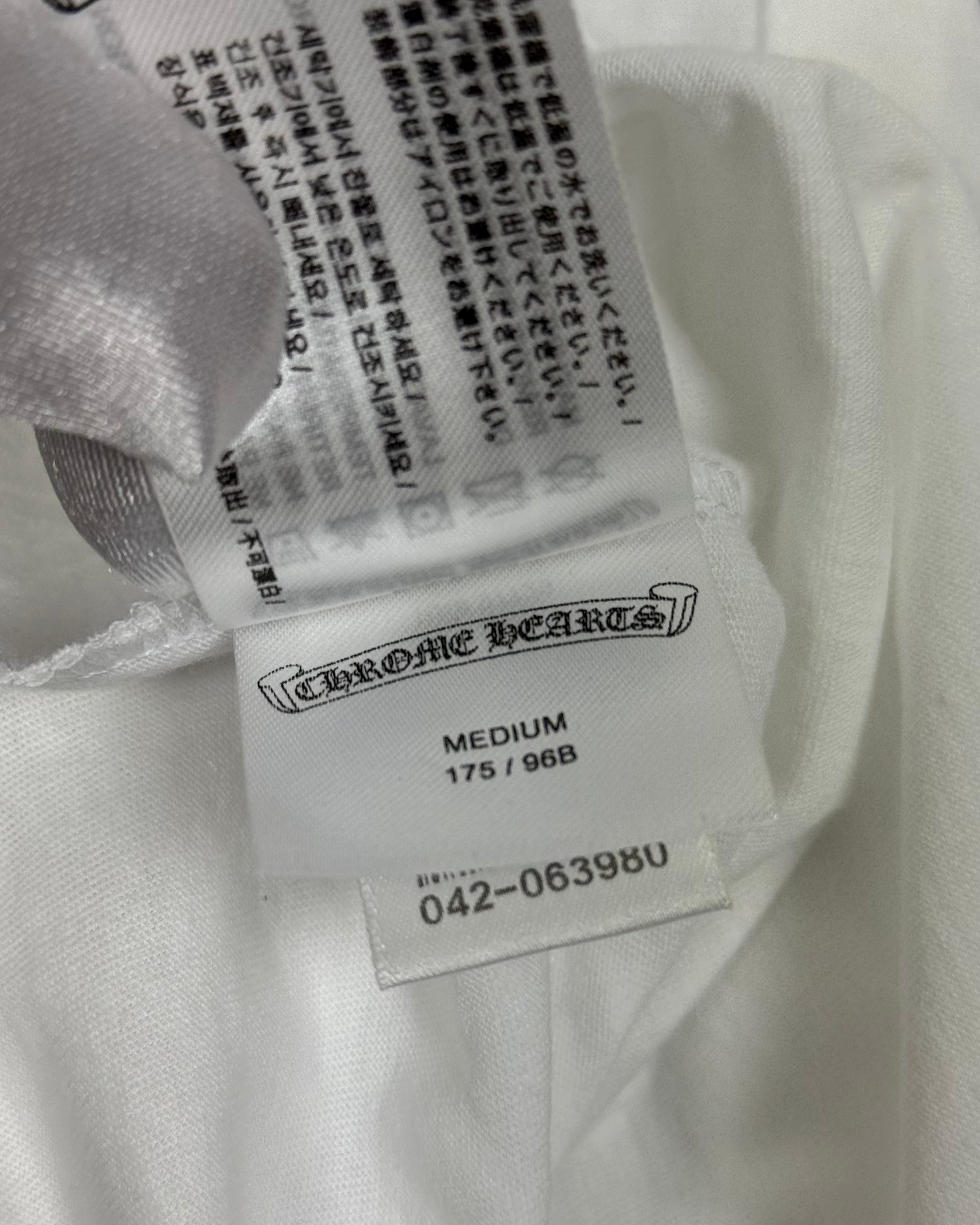 Chrome Hearts Miami Exclusive White Horseshoe Tee