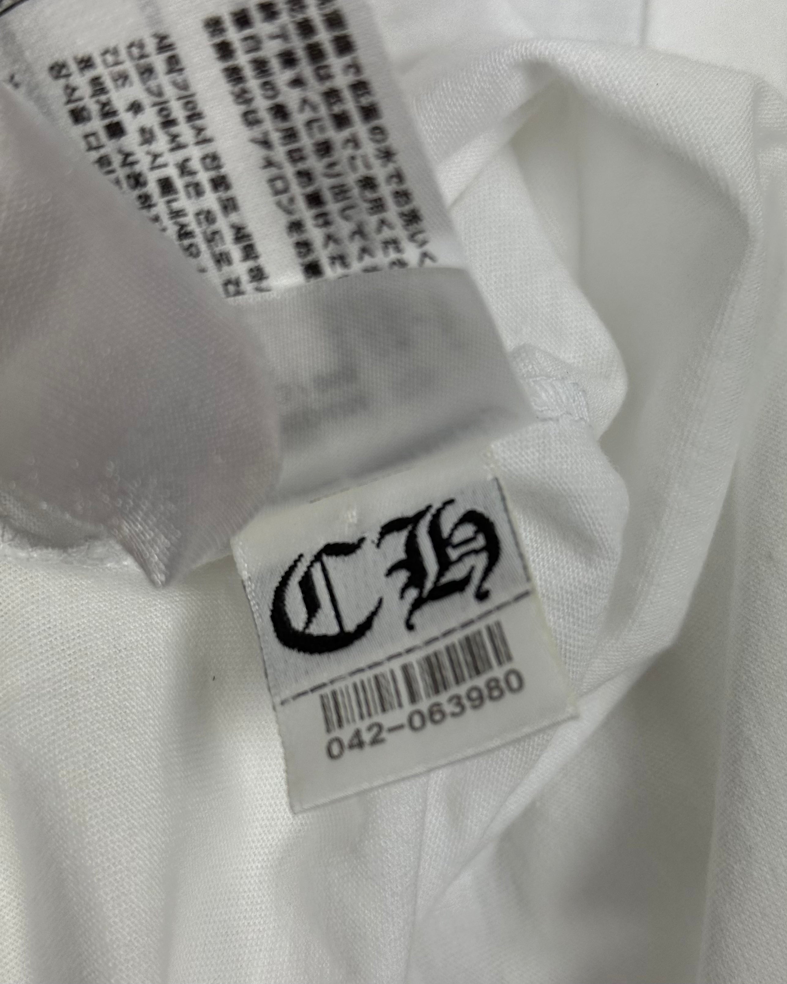 Chrome Hearts Miami Exclusive White Horseshoe Tee