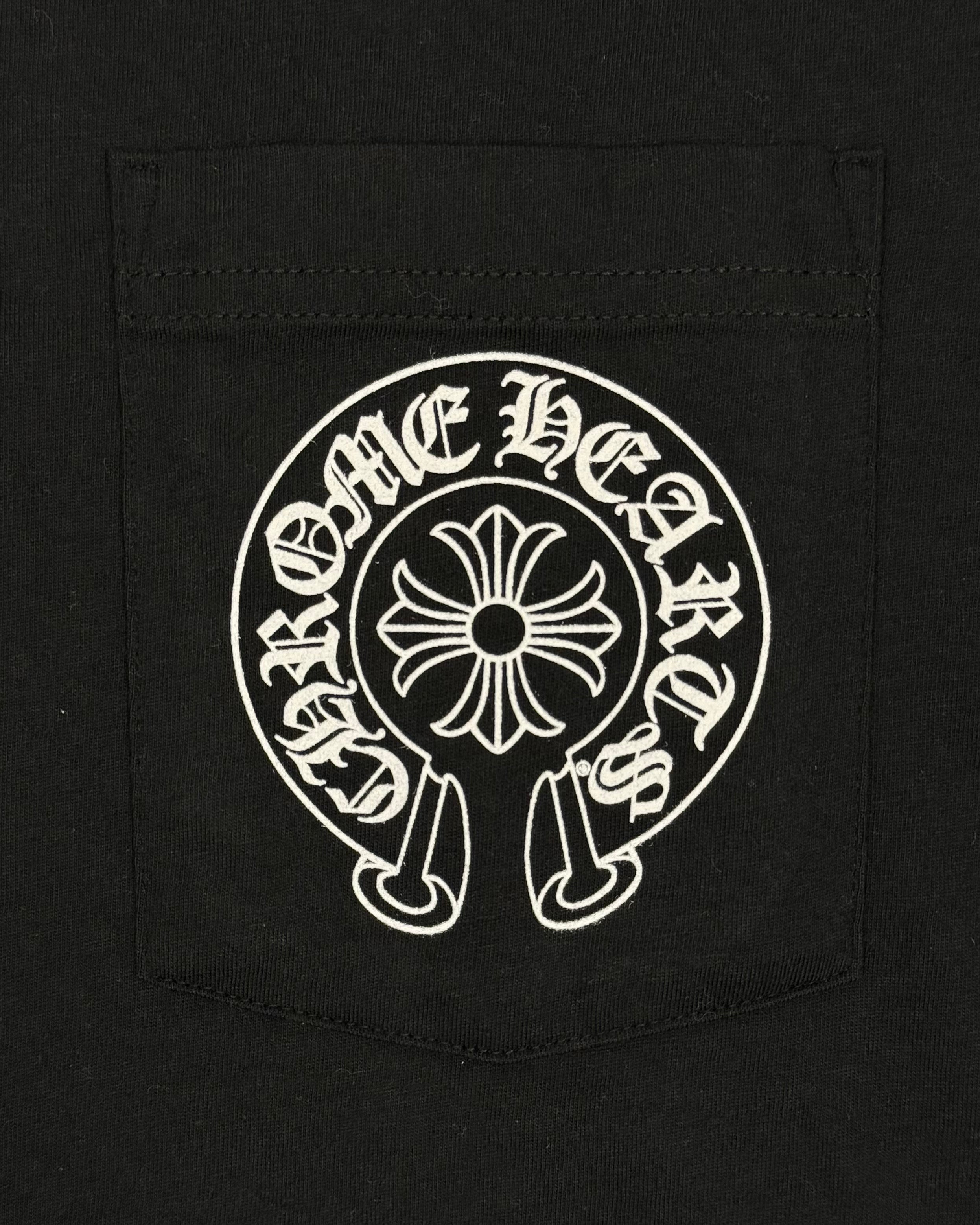 Chrome Hearts Miami Exclusive Black Horseshoe Longsleeve
