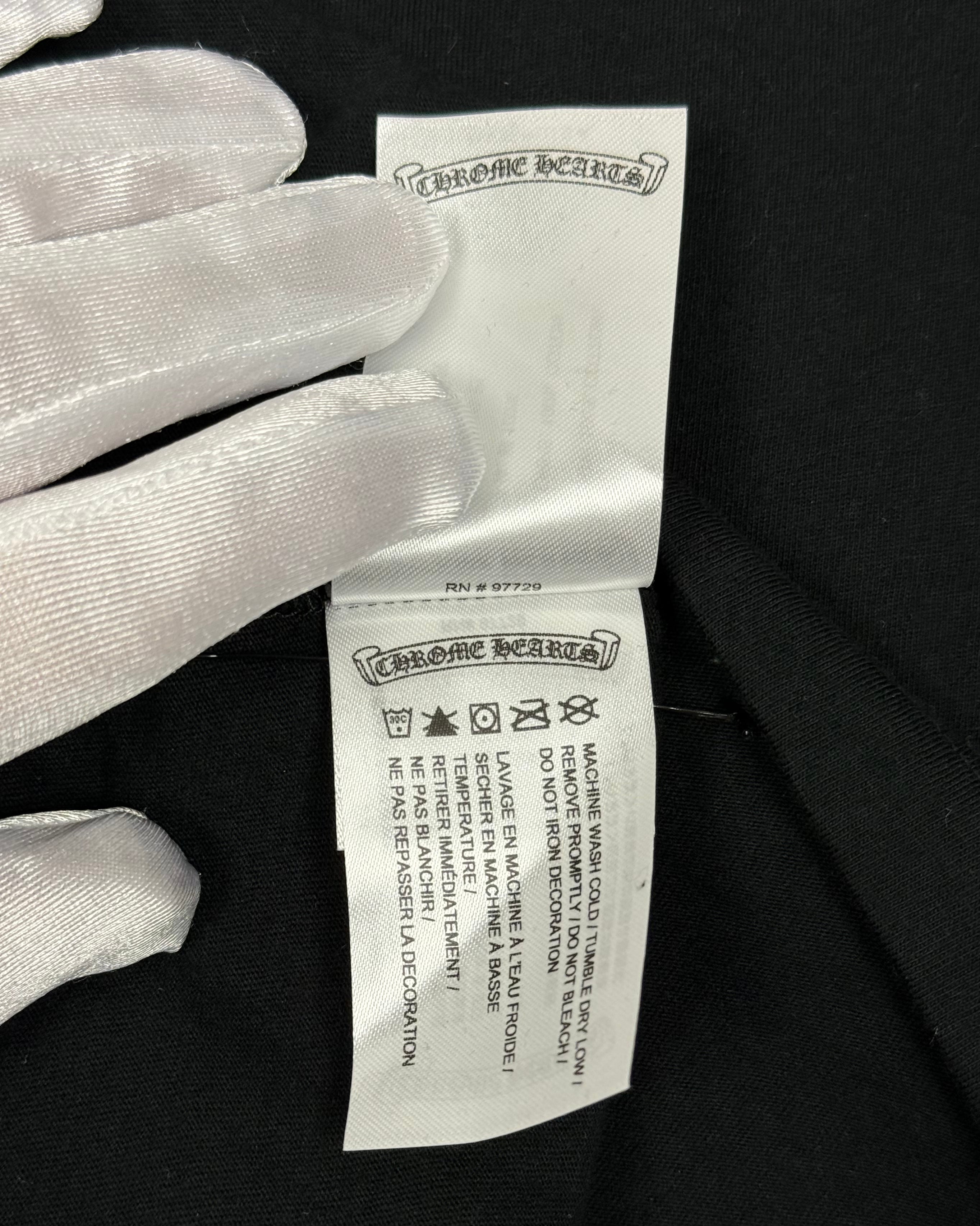 Chrome Hearts Miami Exclusive Black Horseshoe Longsleeve