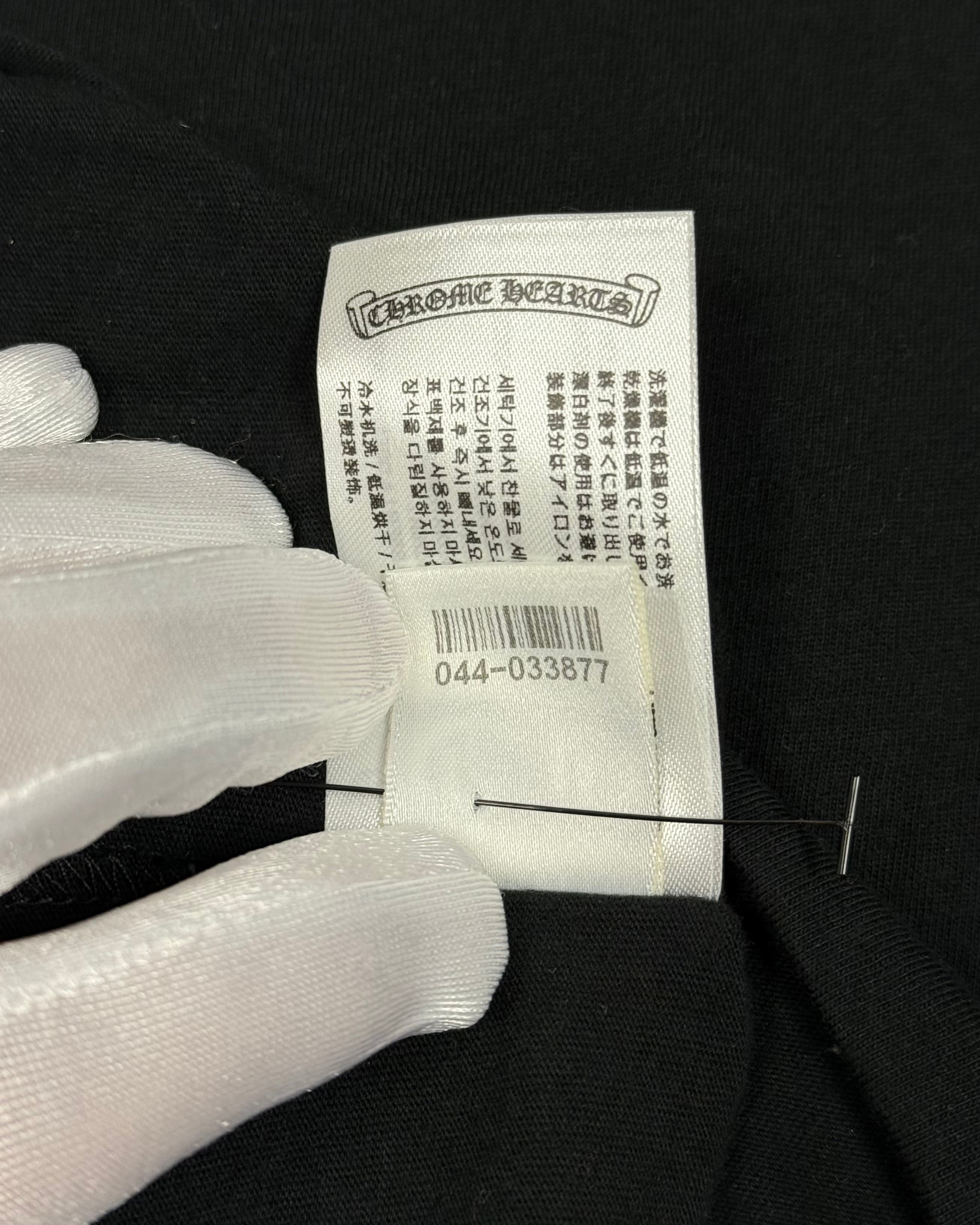 Chrome Hearts Miami Exclusive Black Horseshoe Longsleeve