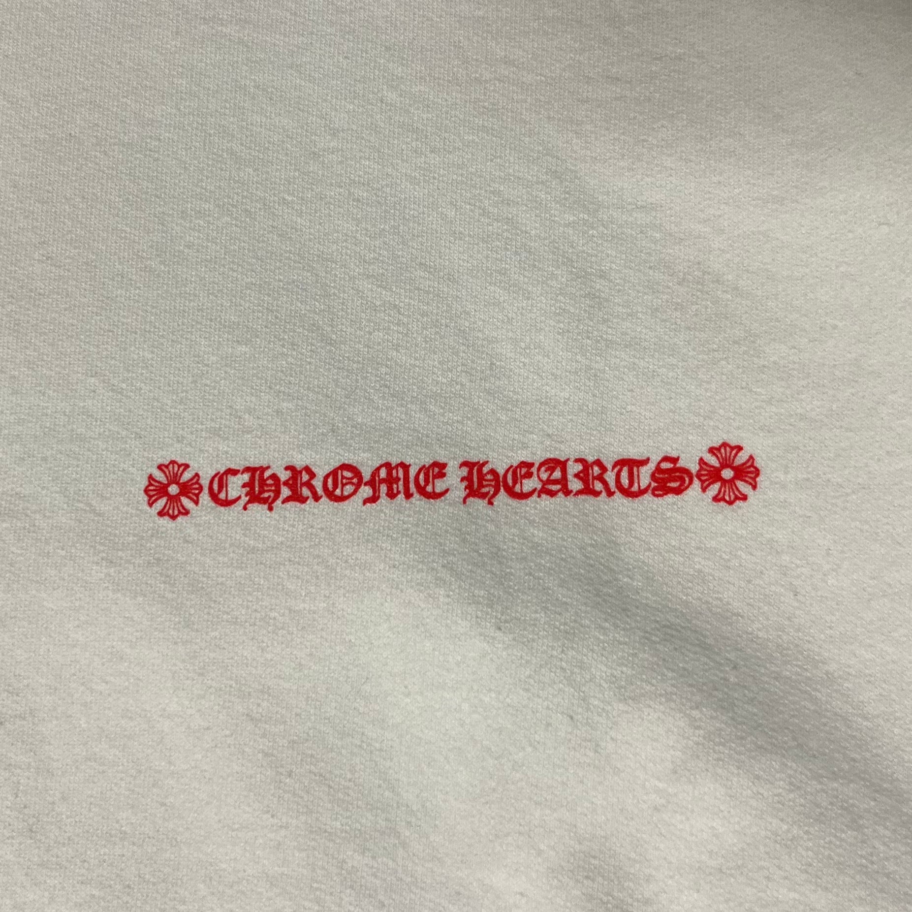 Chrome Hearts Laurie Lynn Stark Signature Stamp White Hoodie