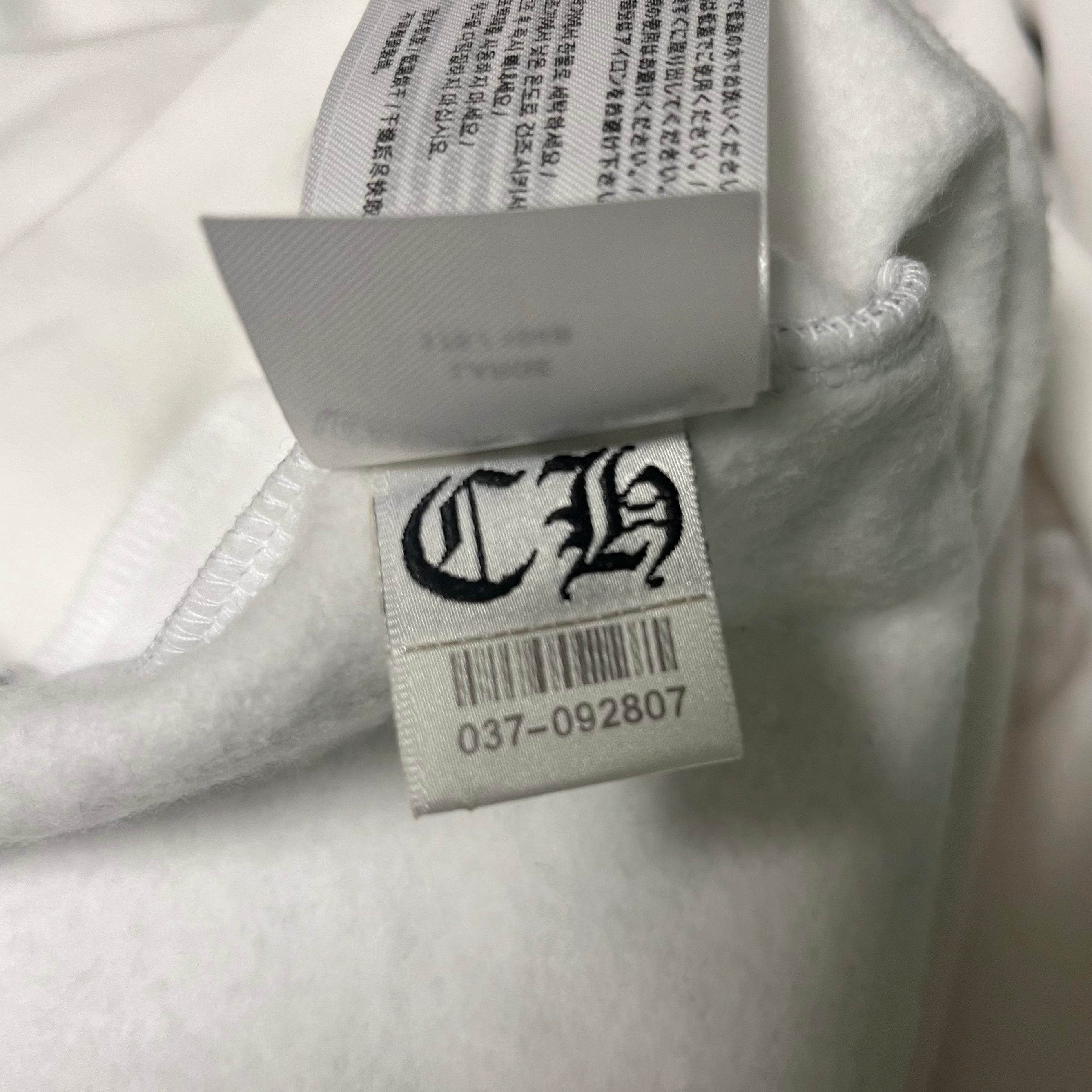 Chrome Hearts Laurie Lynn Stark Signature Stamp White Hoodie