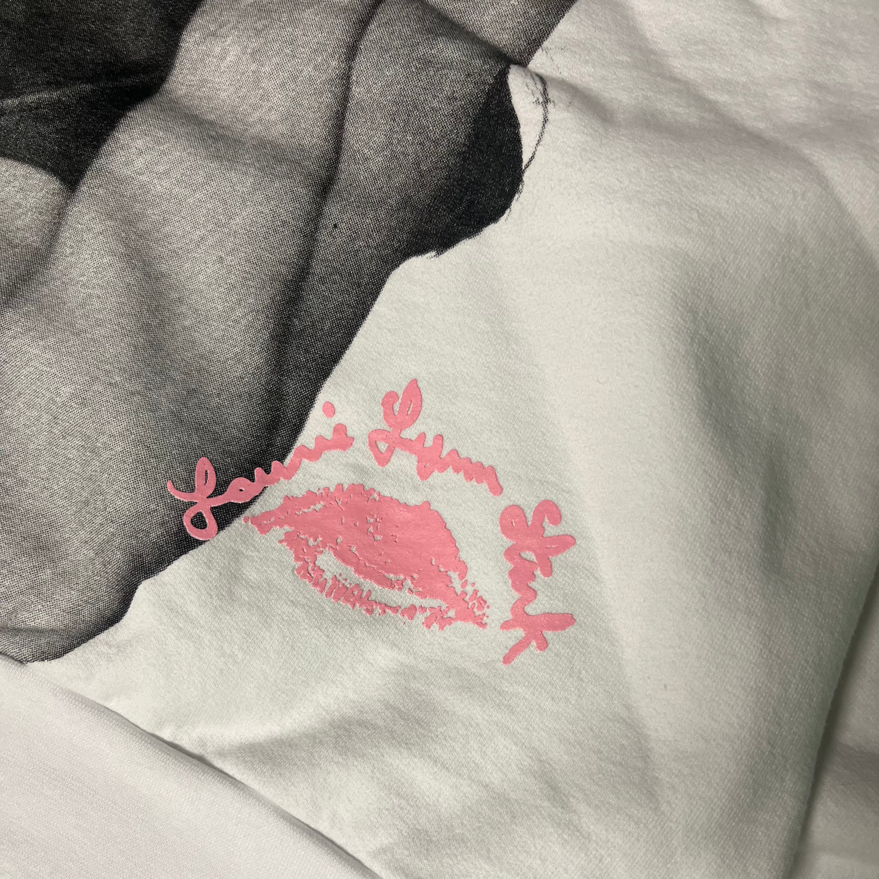 Chrome Hearts Laurie Lynn Stark "Love You" White Pink Hoodie