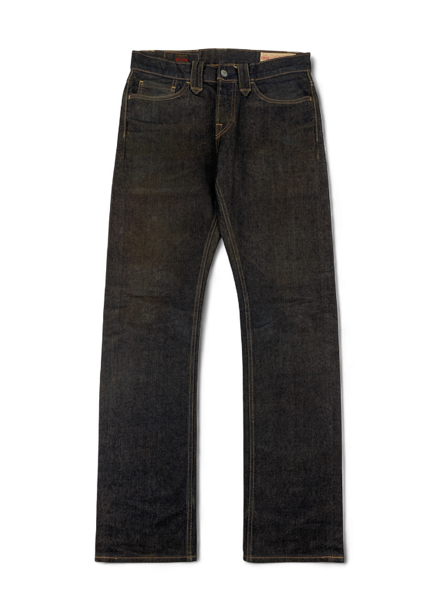 Evisu Diacock Red Black Jeans
