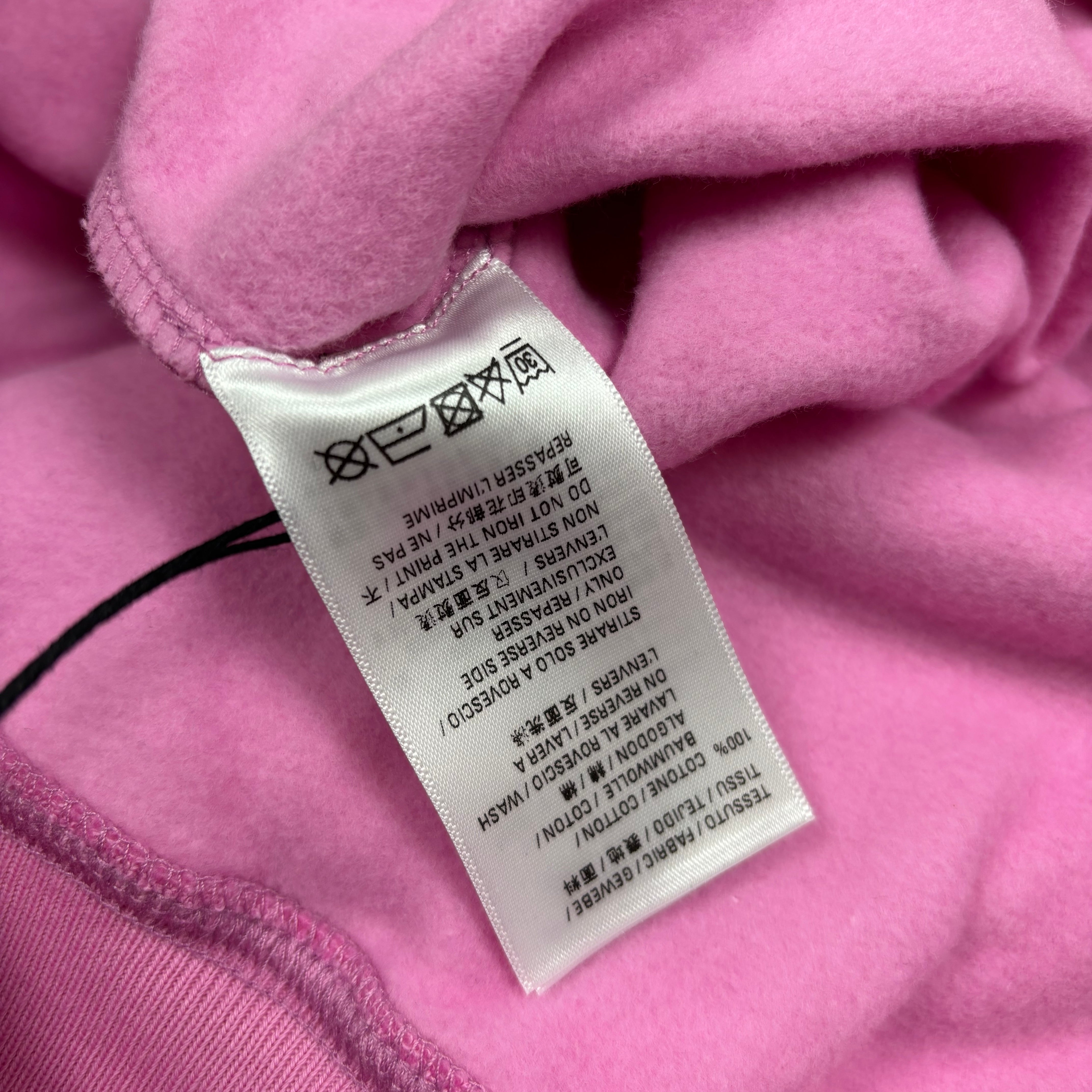 Balenciaga Pink World Food Programme Logo Hoodie