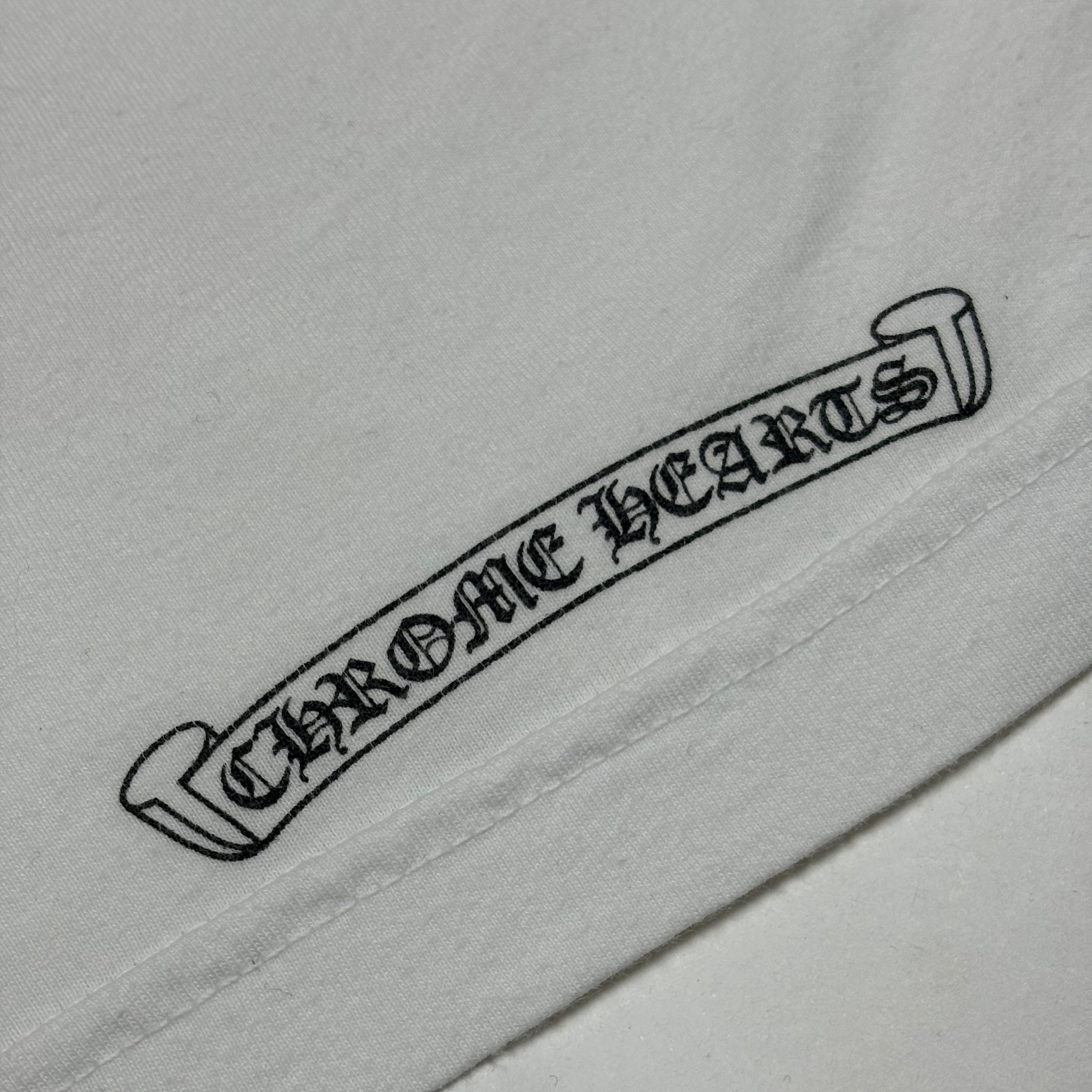 Chrome Hearts White USA Flag Tee