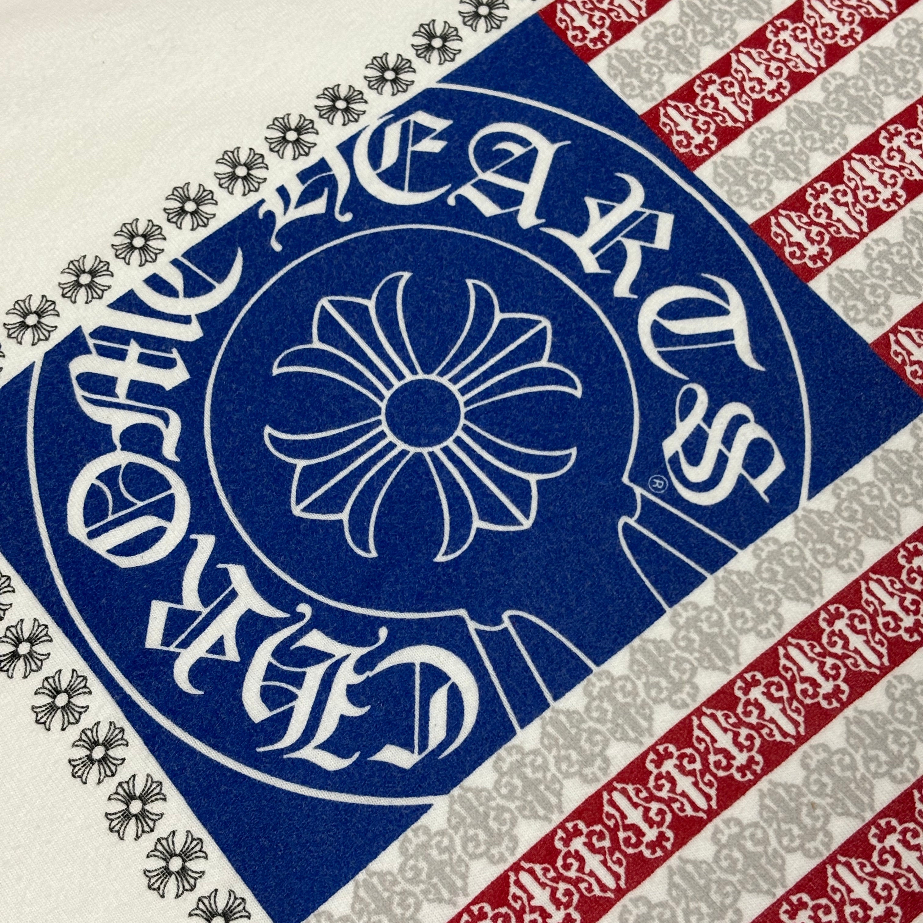 Chrome Hearts White USA Flag Tee