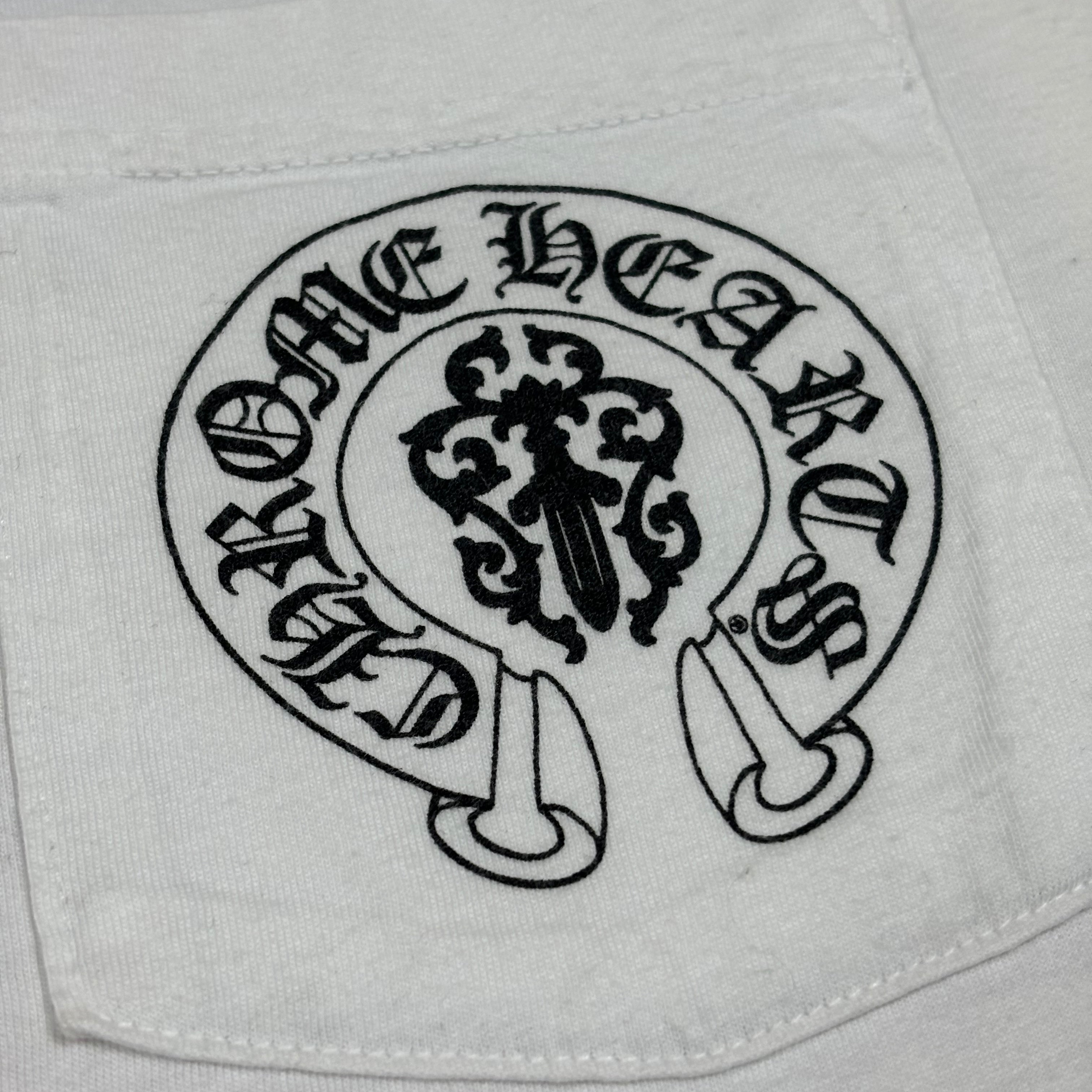 Chrome Hearts White USA Flag Tee