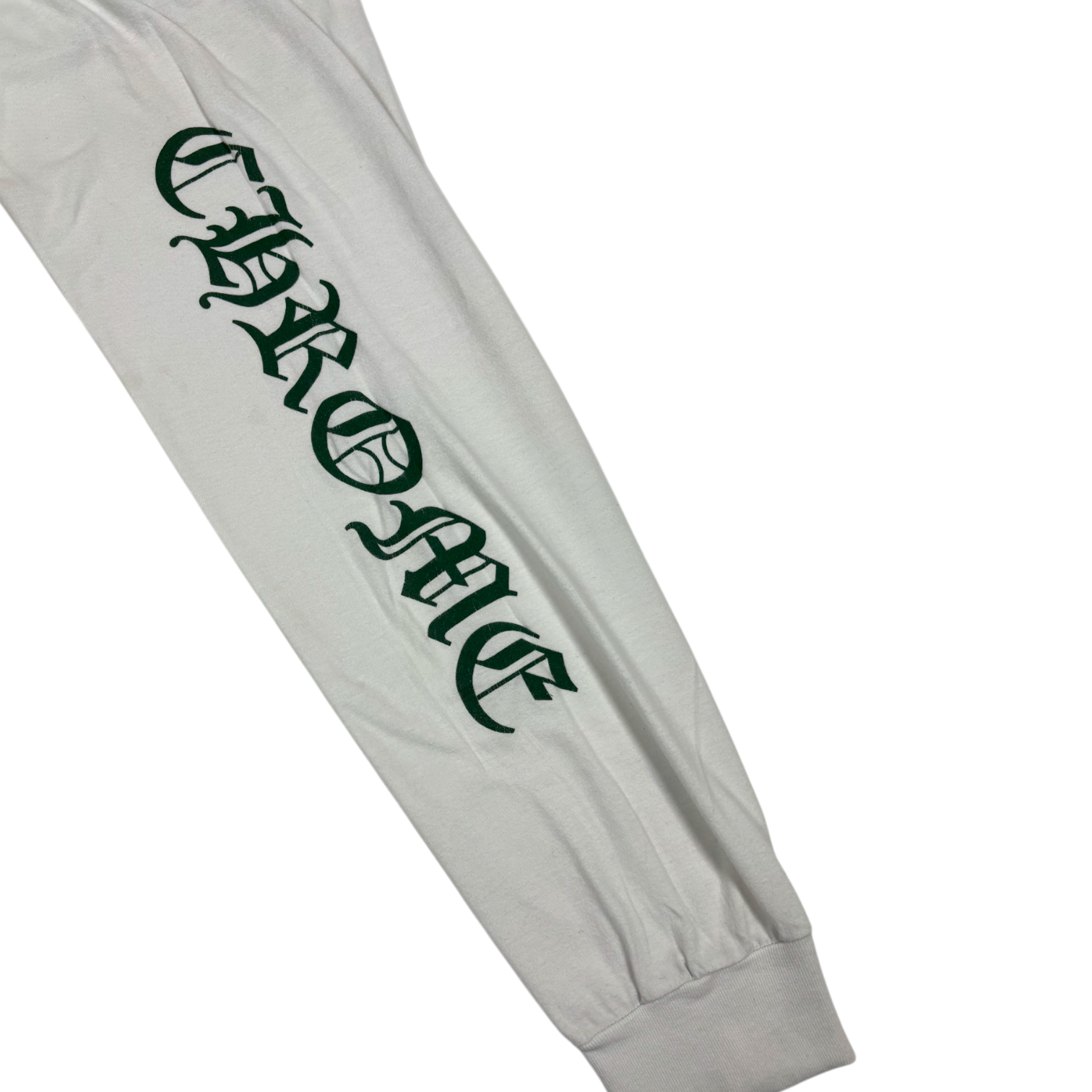 Chrome Hearts White Green Cemetery Cross Longsleeve