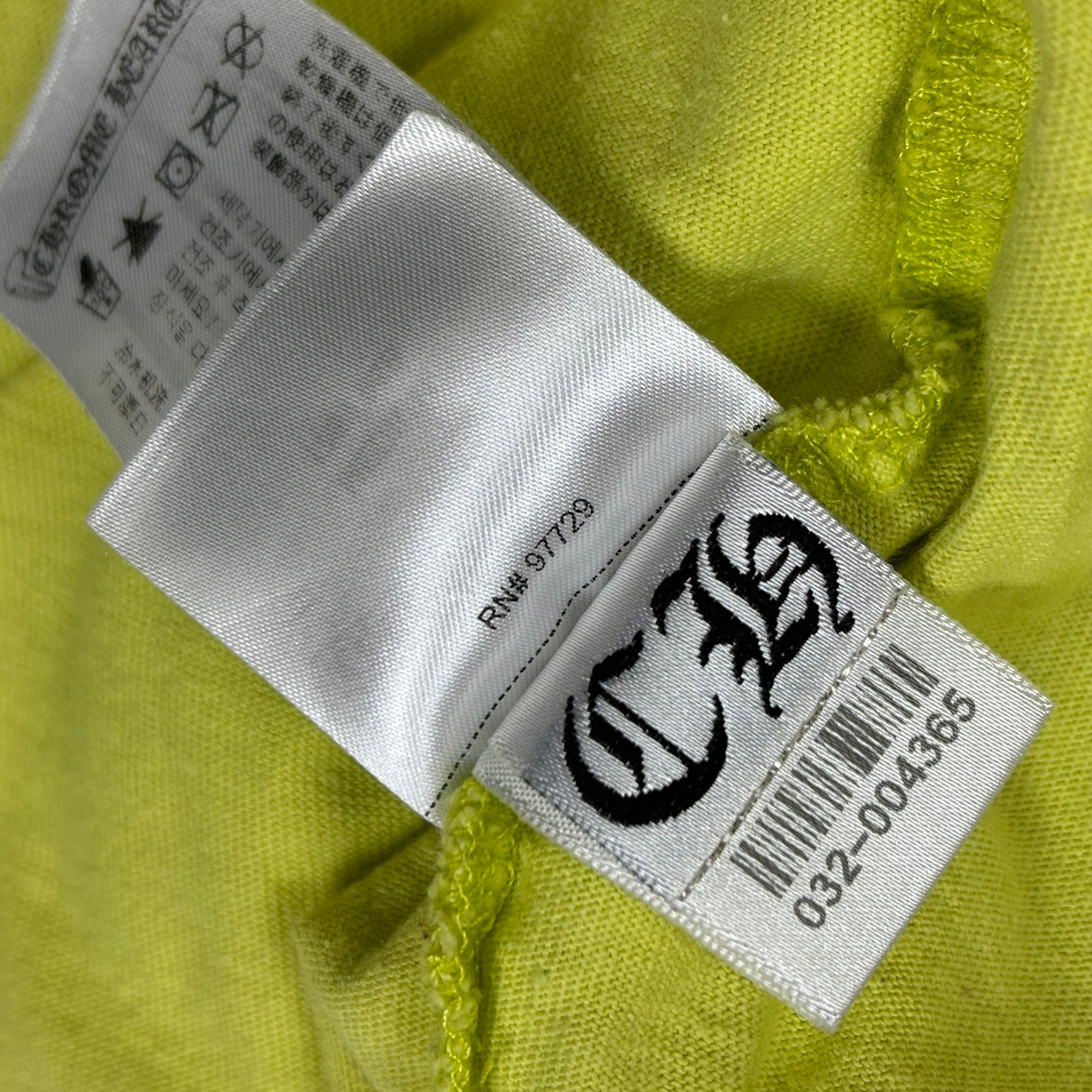 Chrome Hearts Matty Boy Lime Green Link Longsleeve