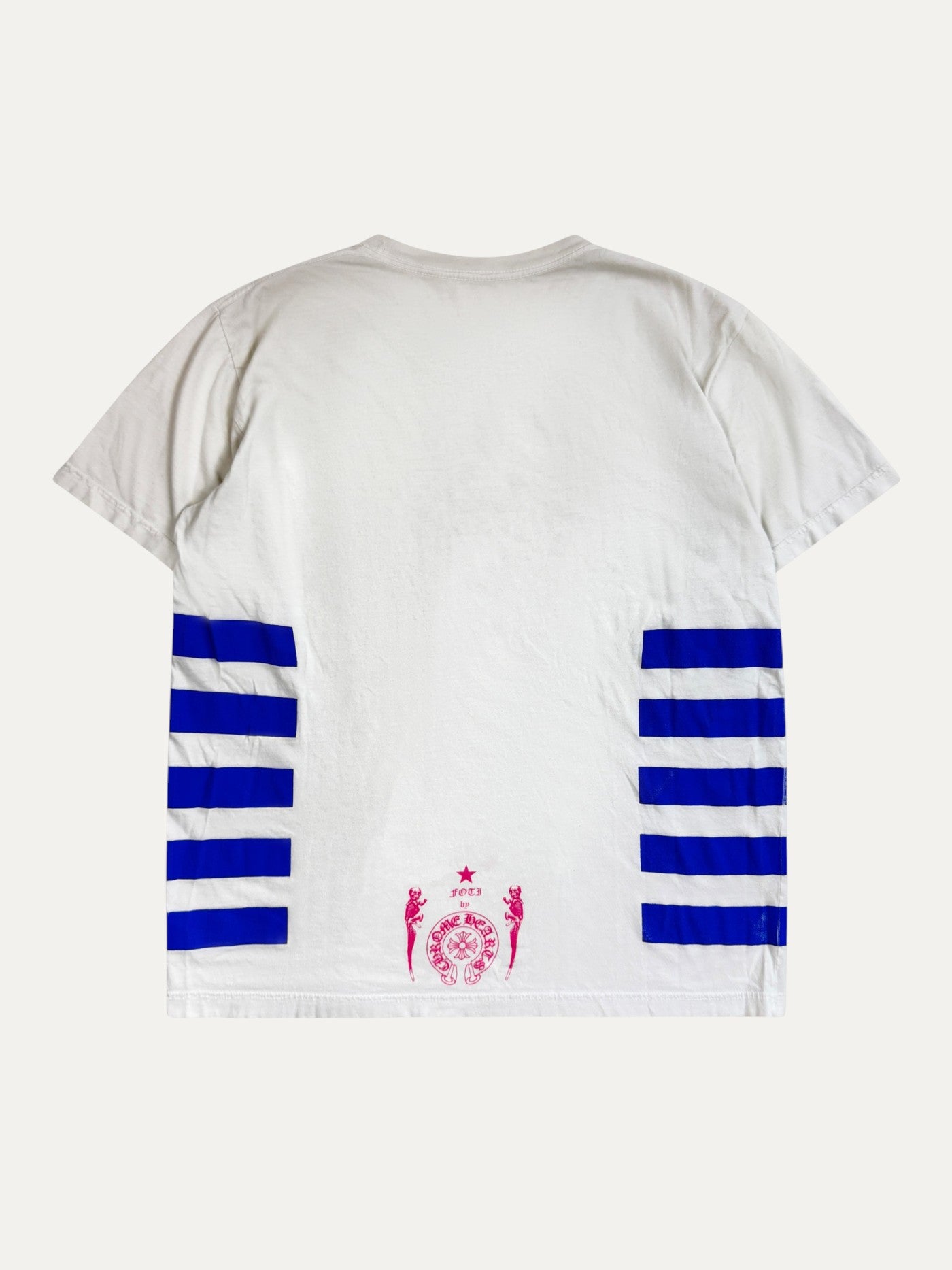 Chrome Hearts x FOTI Vintage Pink Skeleton Tee