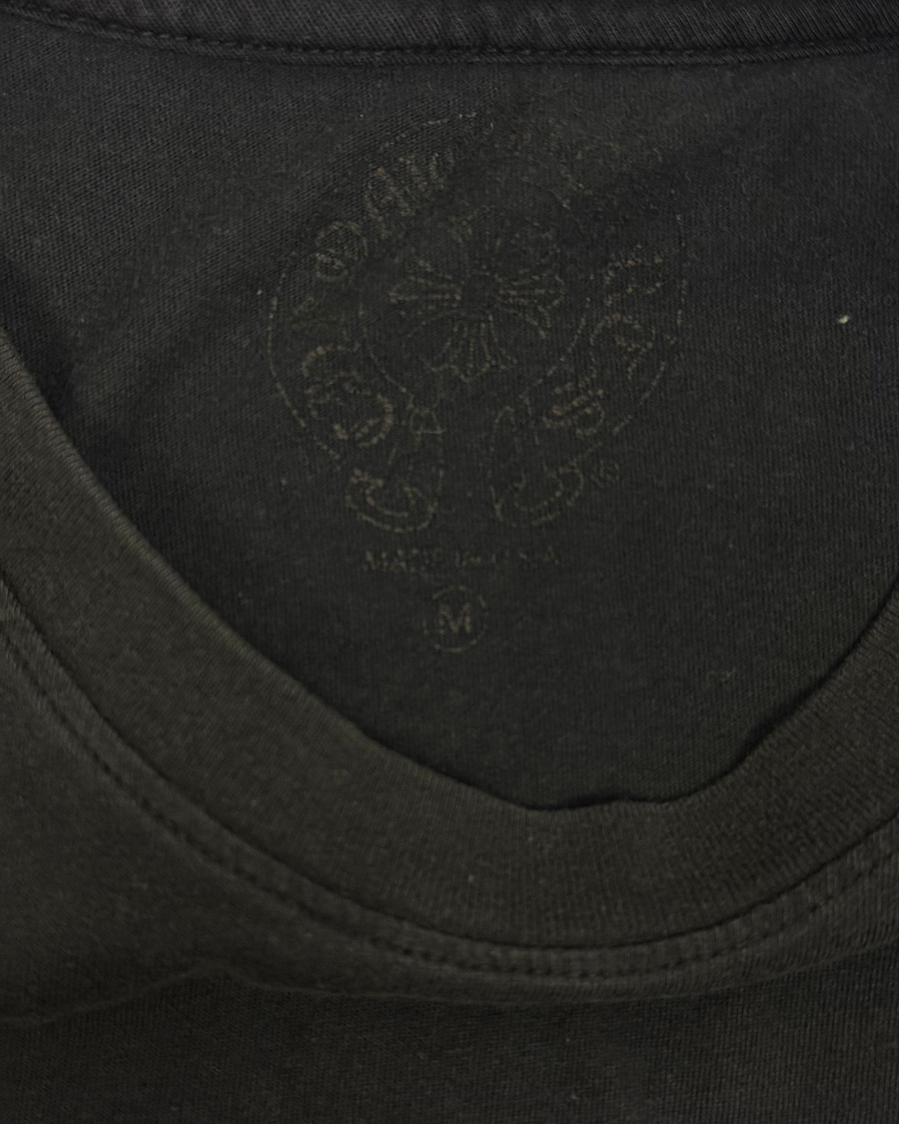 Chrome Hearts Black Multi Colour Horseshoe Logo Tee