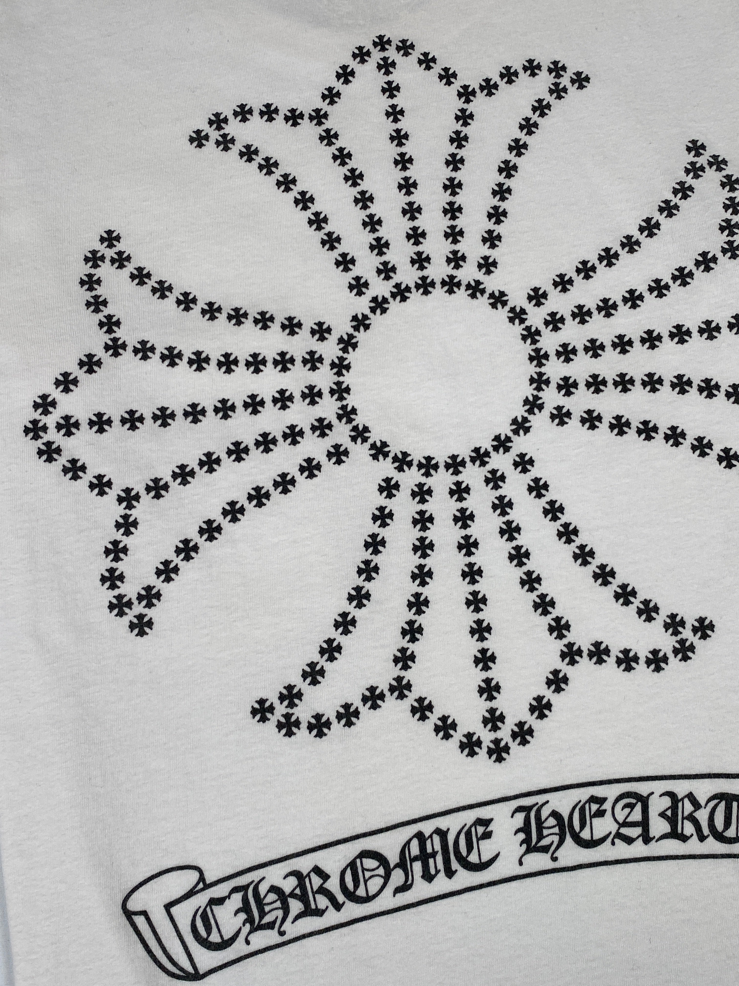 Chrome Hearts White Cross Logo Tee