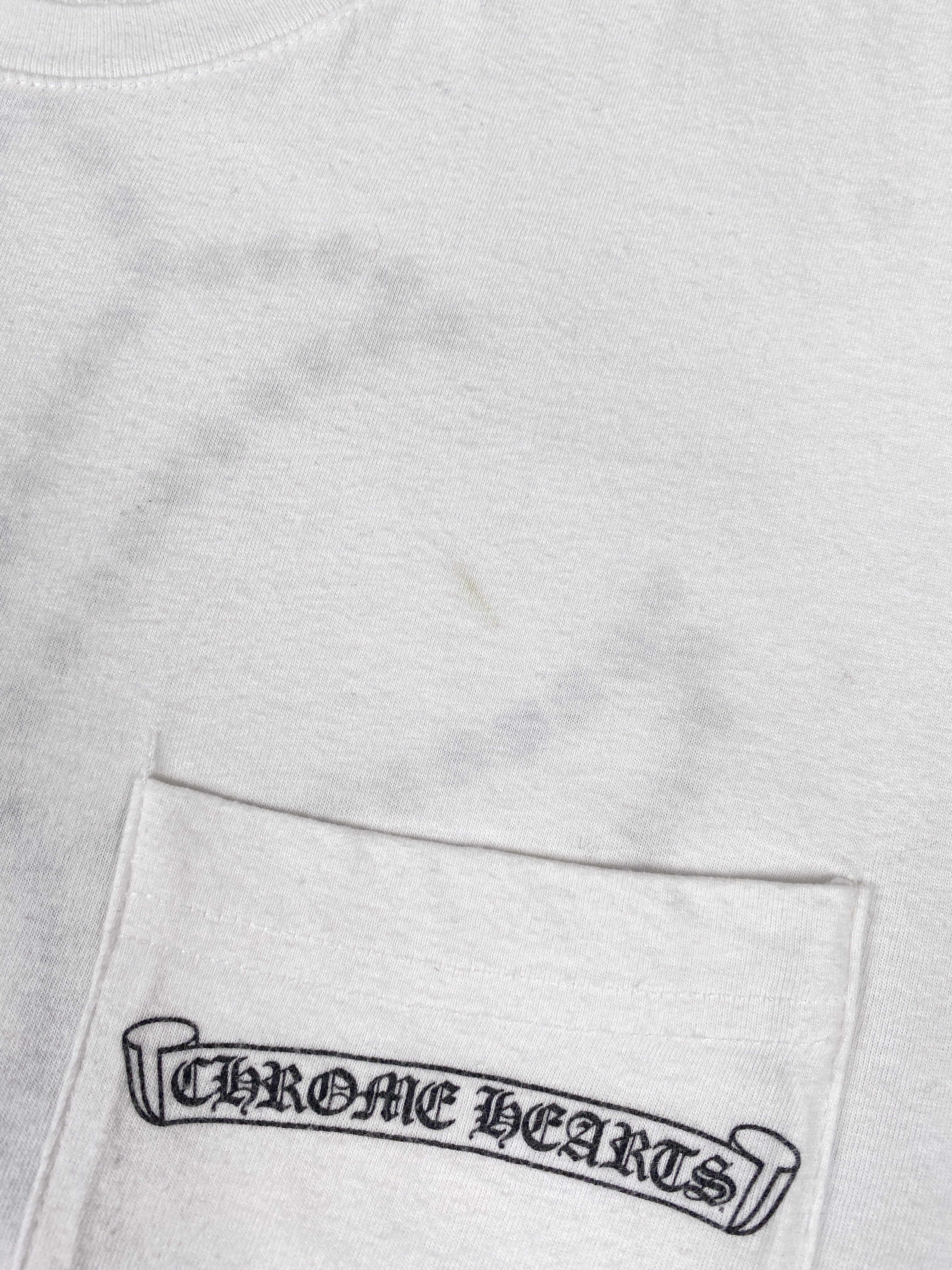 Chrome Hearts White Cross Logo Tee