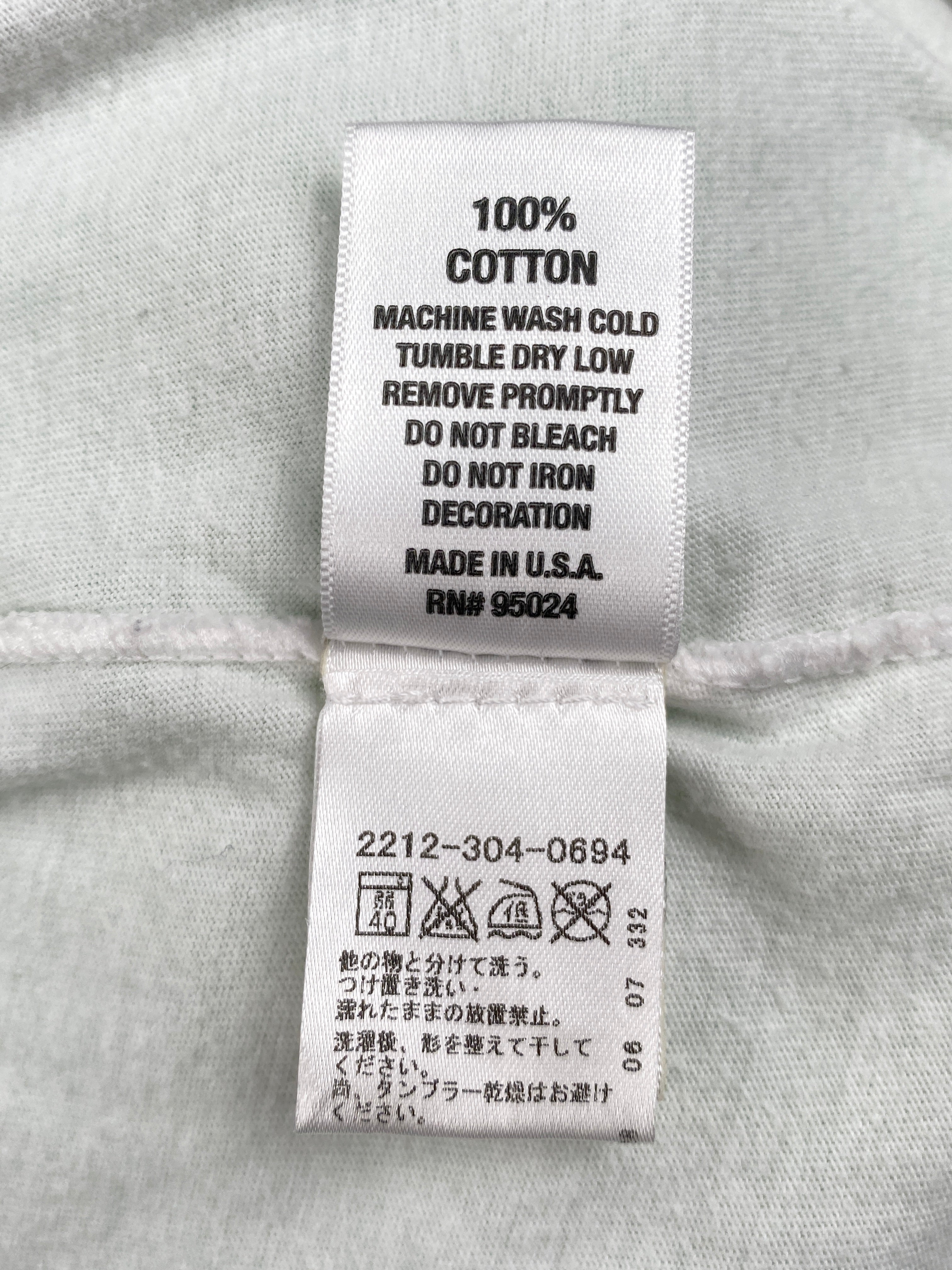 Chrome Hearts White Cross Logo Tee
