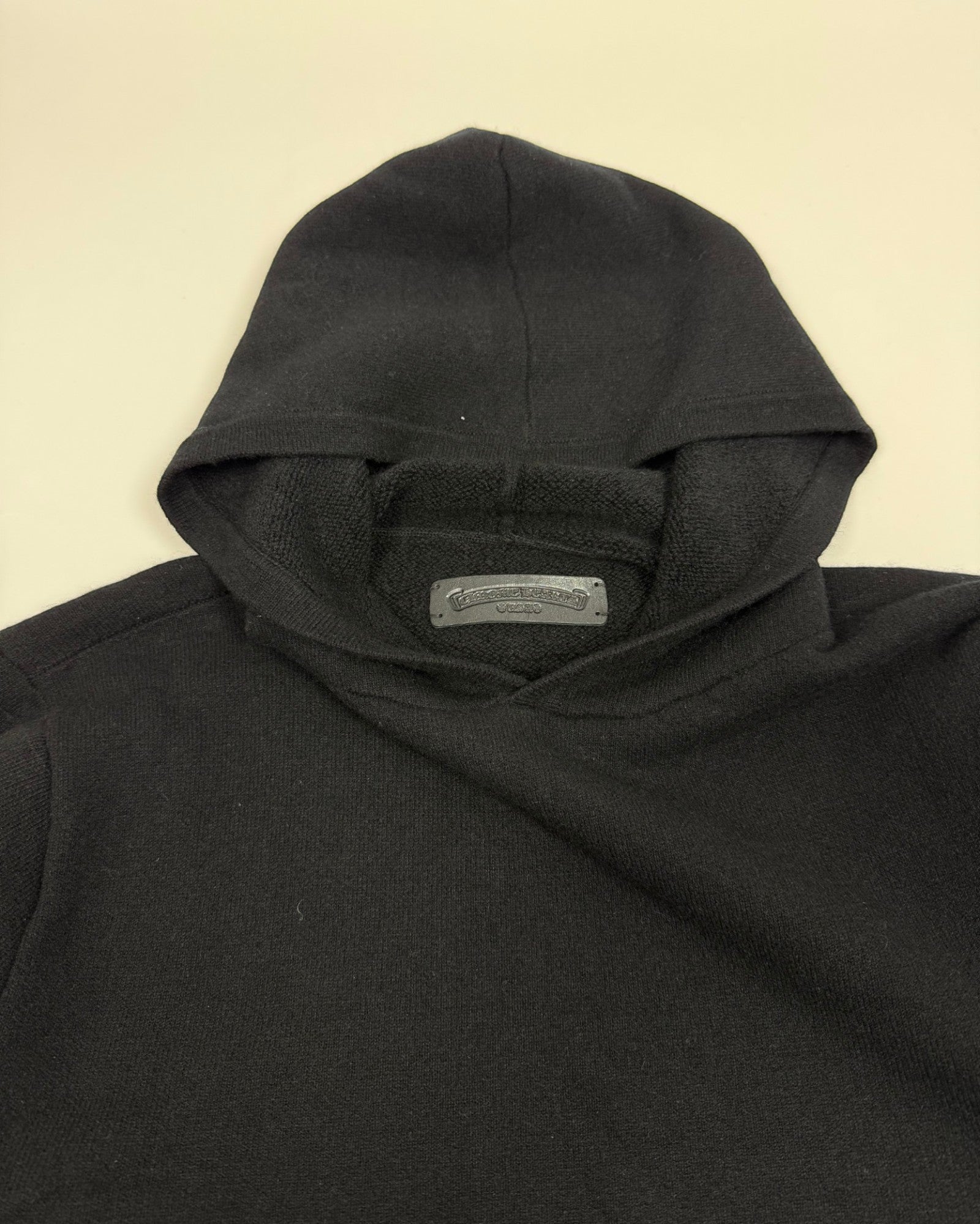 Chrome Hearts Cashmere Embroidered Floral Black Hoodie
