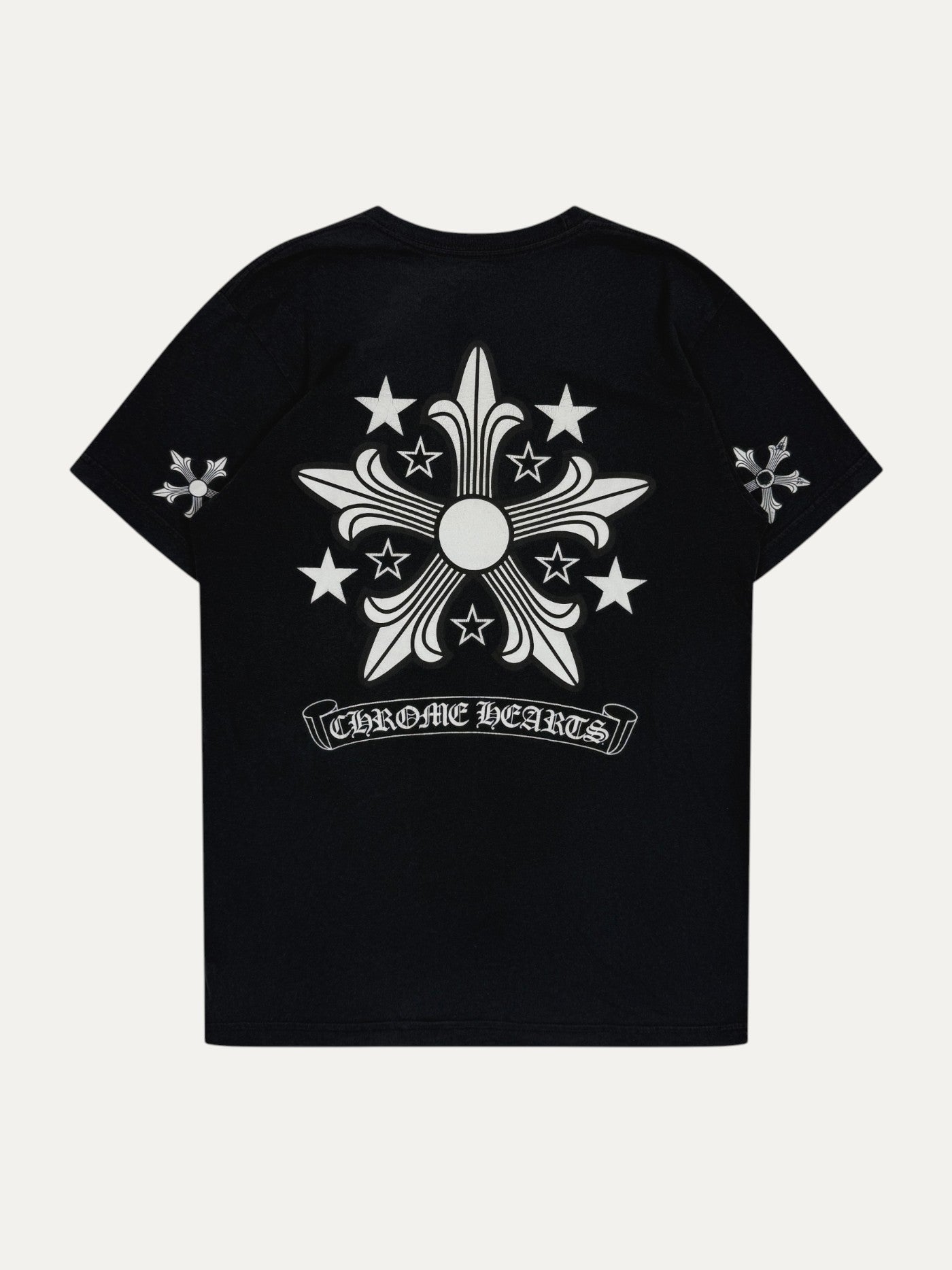 Chrome Hearts Vintage Black Star Dagger Tee