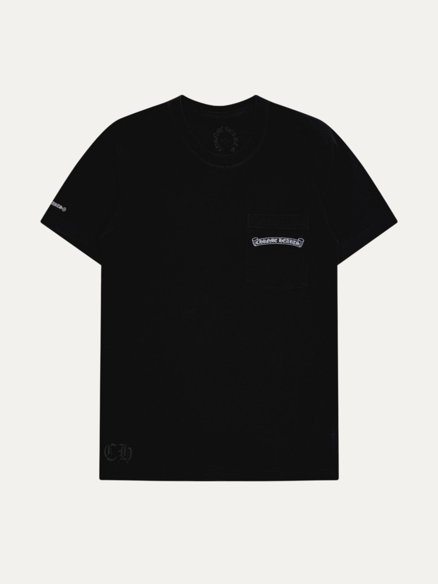 Chrome Hearts Vintage Floral Cross Black Tee