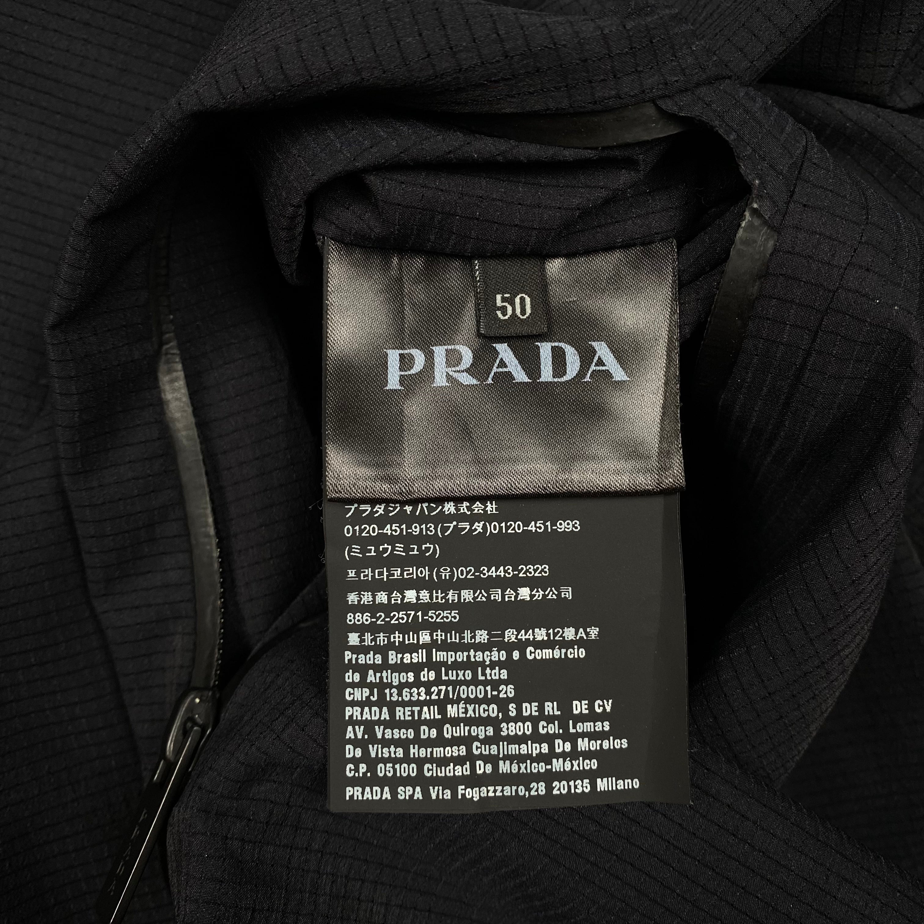 Prada Light Bi-Stretch Short-Sleeved Jacket