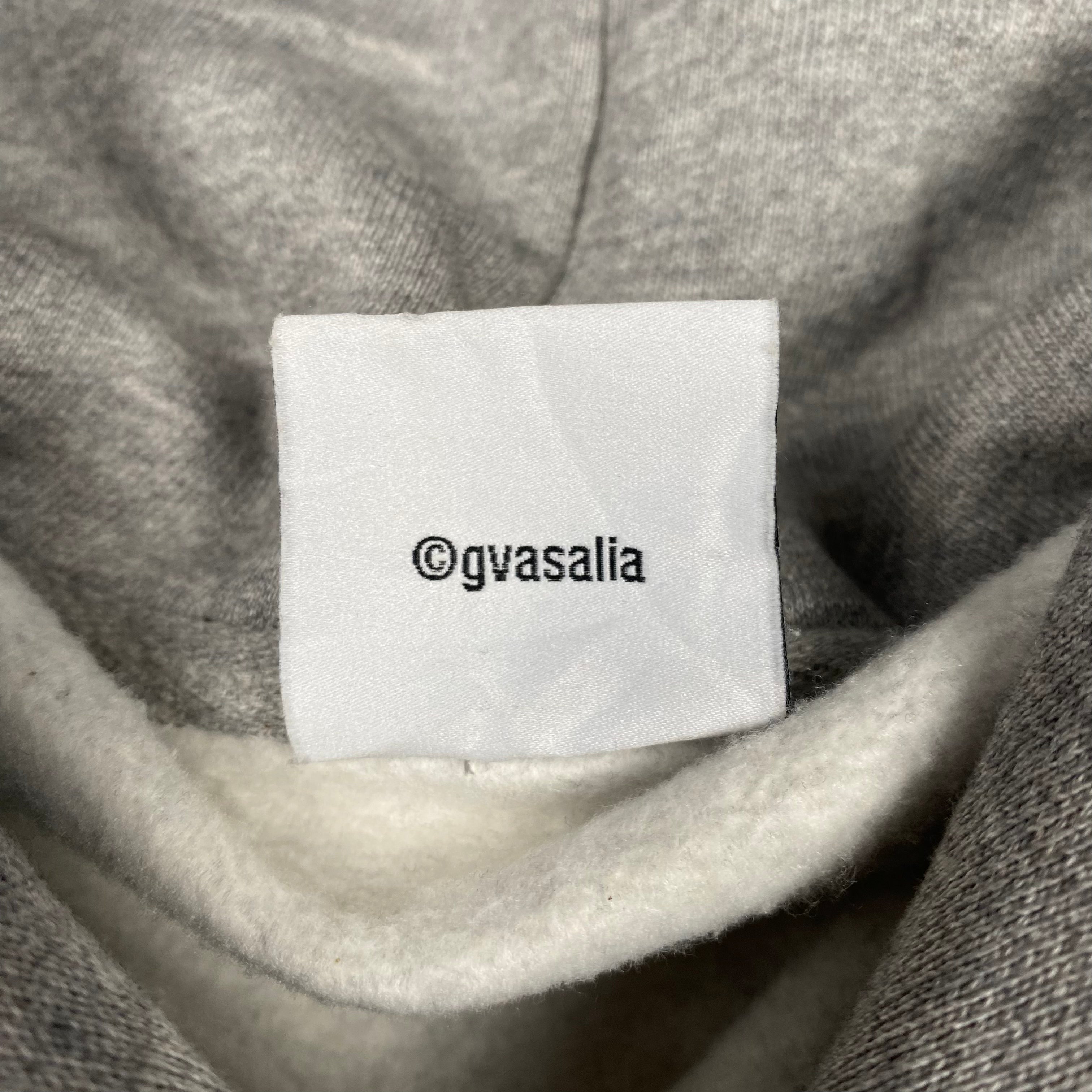 Vetements Grey Logo Hoodie