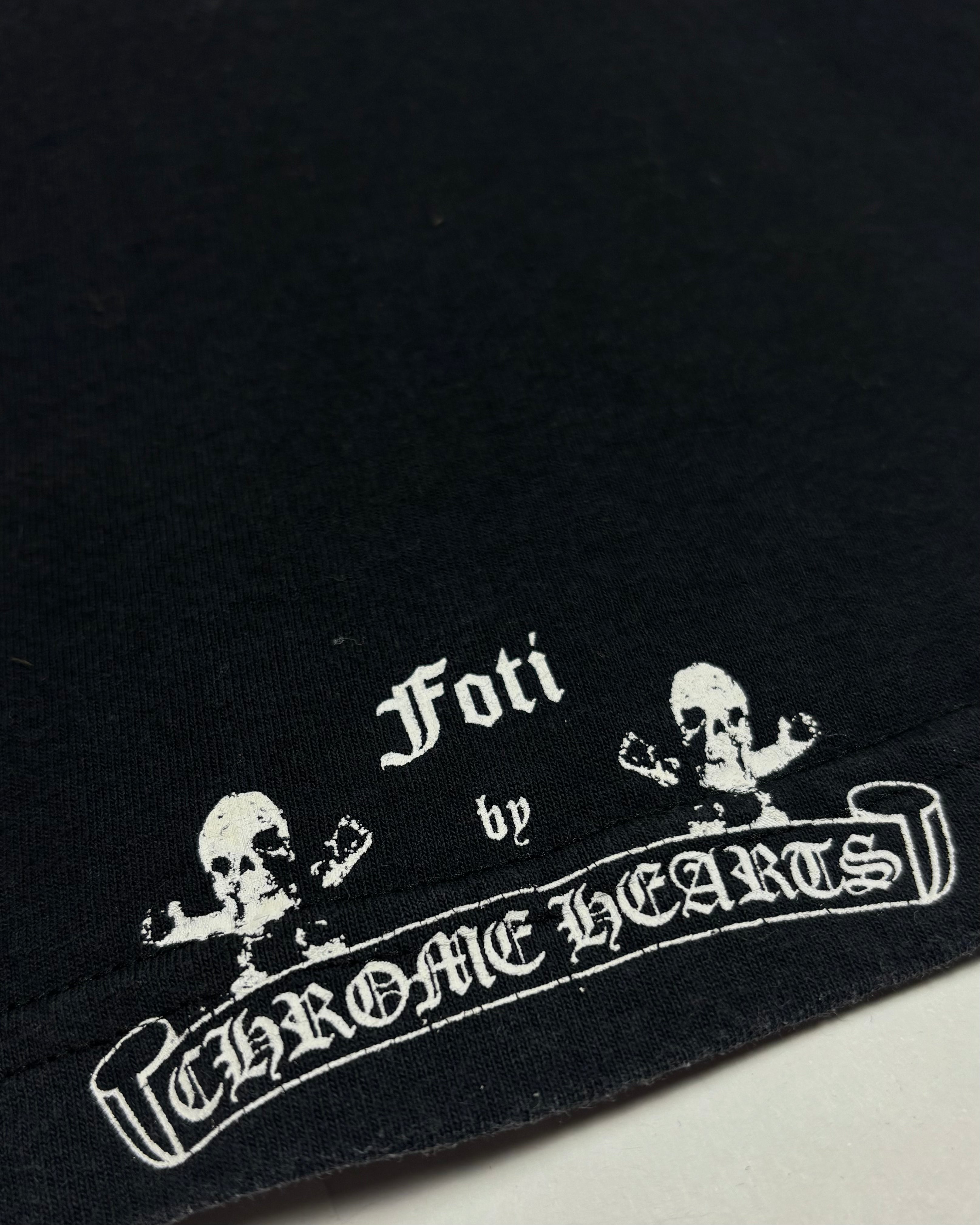 Chrome Hearts x Foti Black Skull Tee