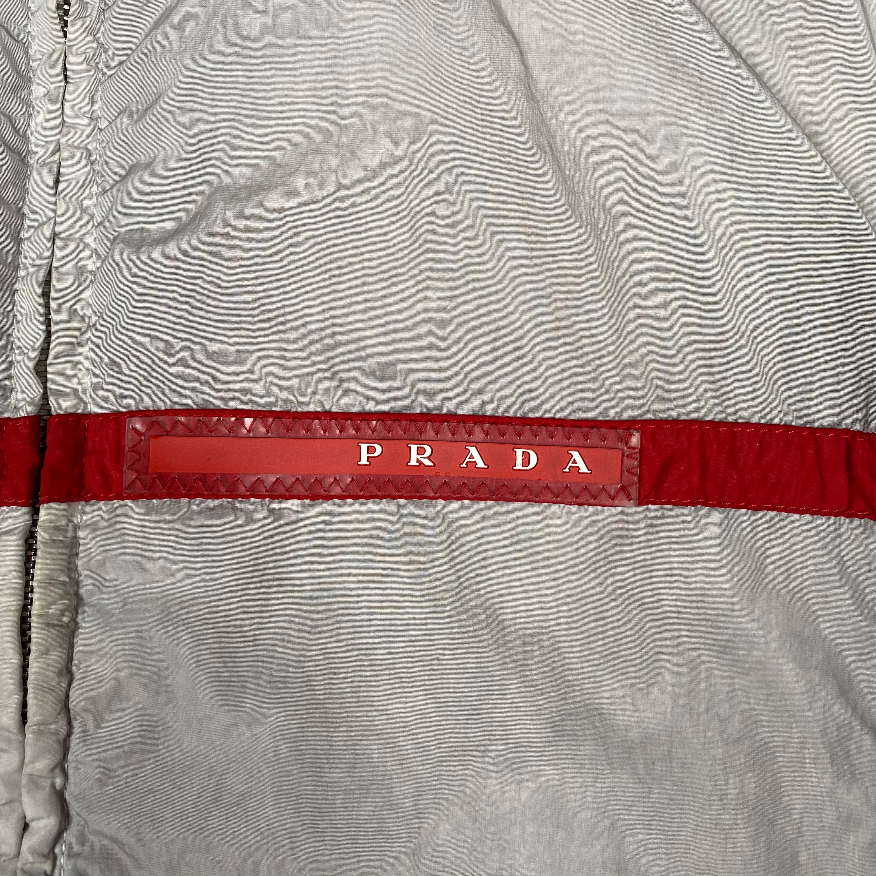 Prada Silver Linea Rossa Jacket