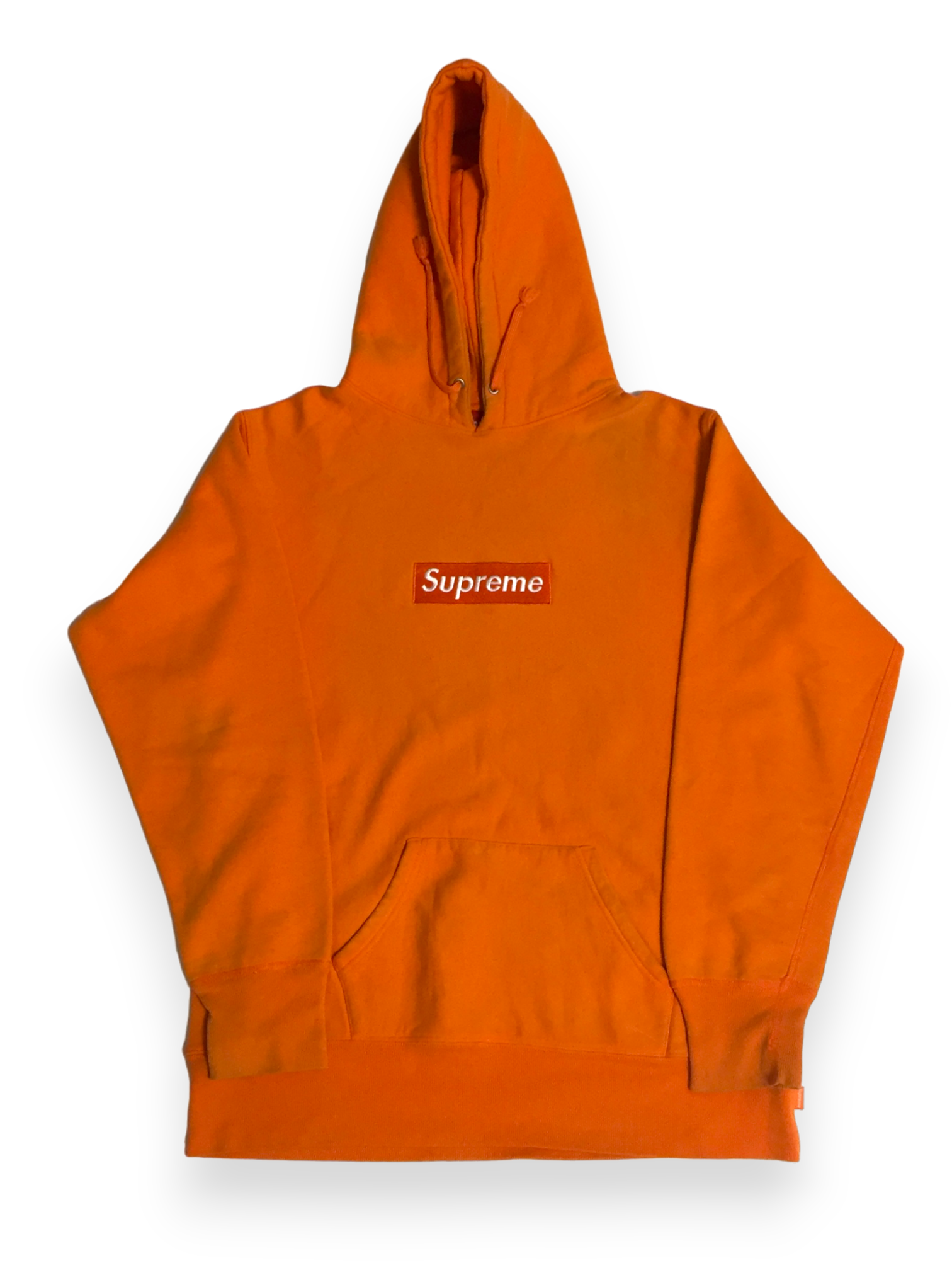 2000 Supreme Orange Box Logo Hoodie