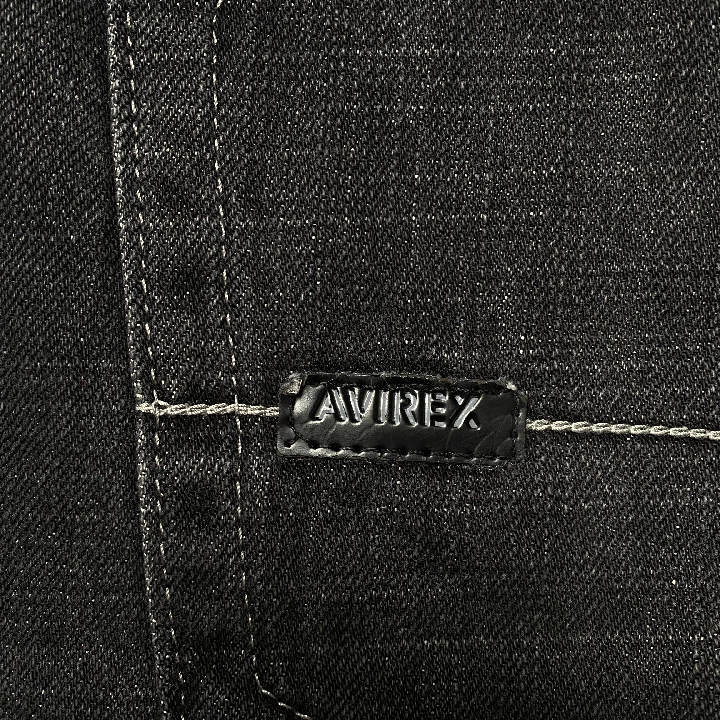 Avirex Black Jeans Jorts