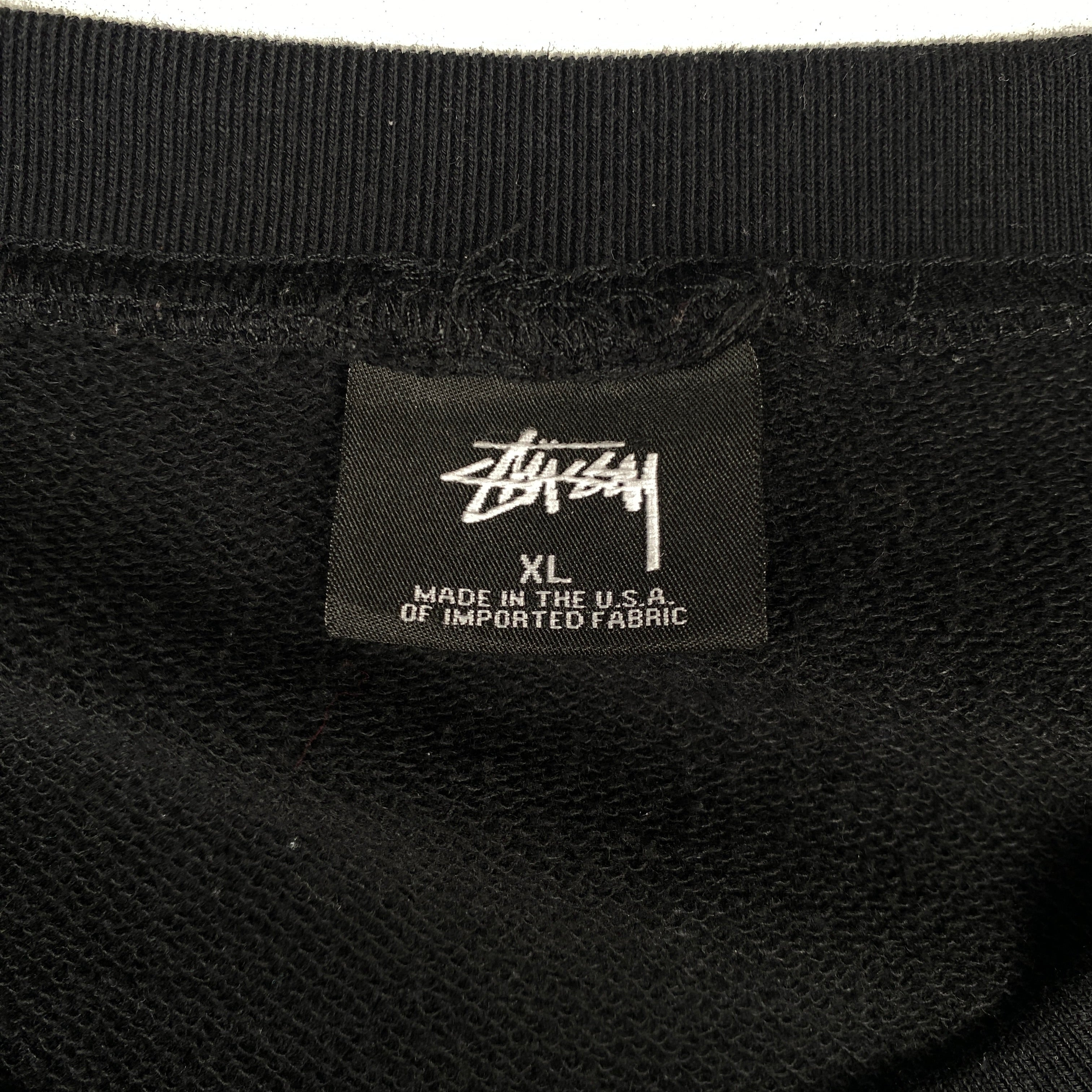 Stussy Black Tokyo Crewneck