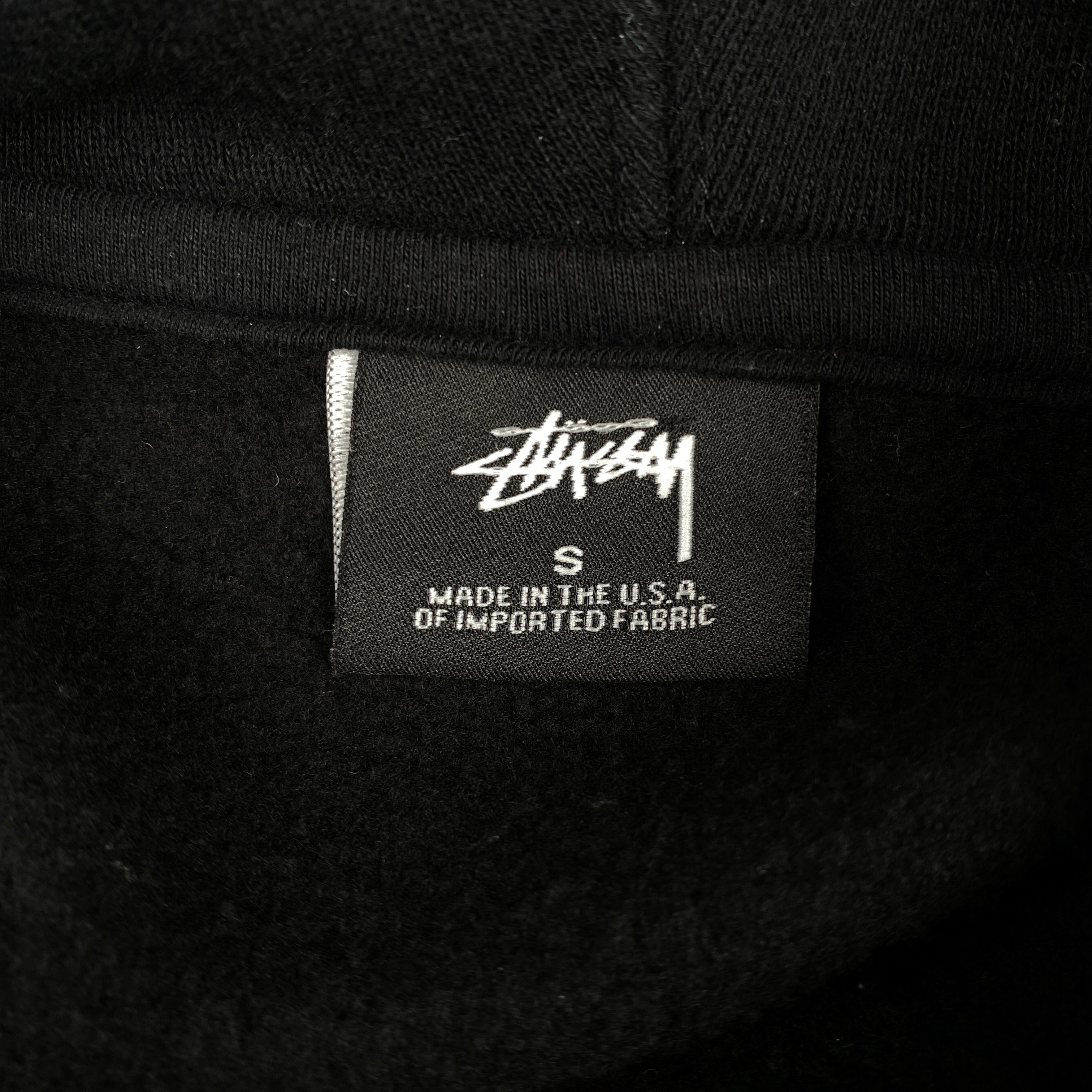 Stussy Black International Logo Hoodie