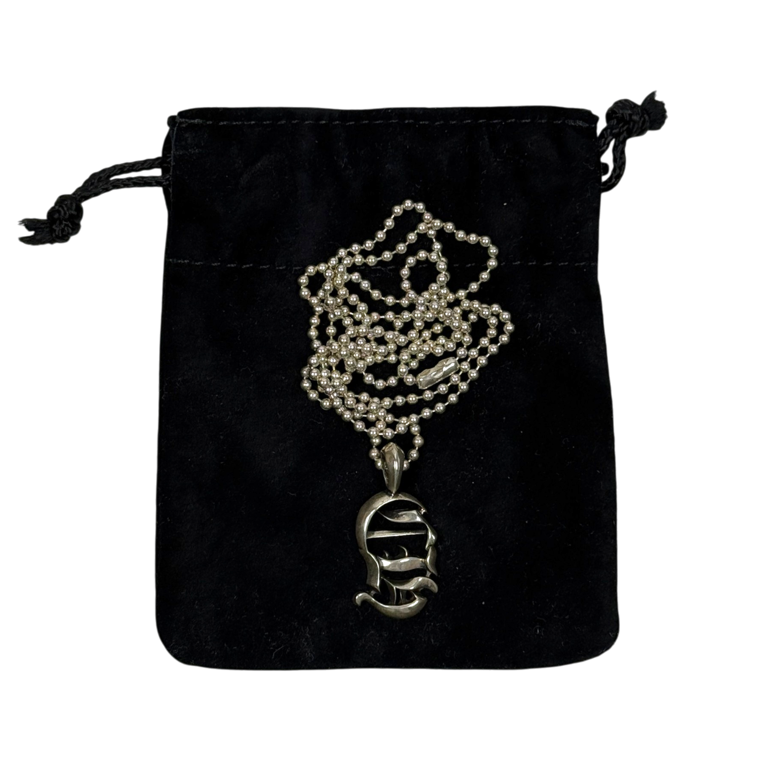 Chrome Hearts CH Logo Ball Chain Pendant