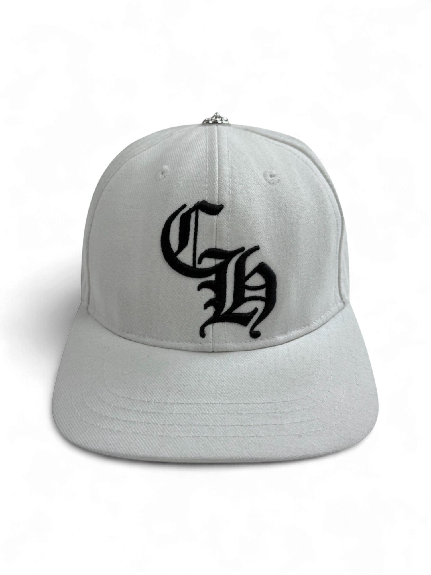 Chrome Hearts White CH Logo Cap
