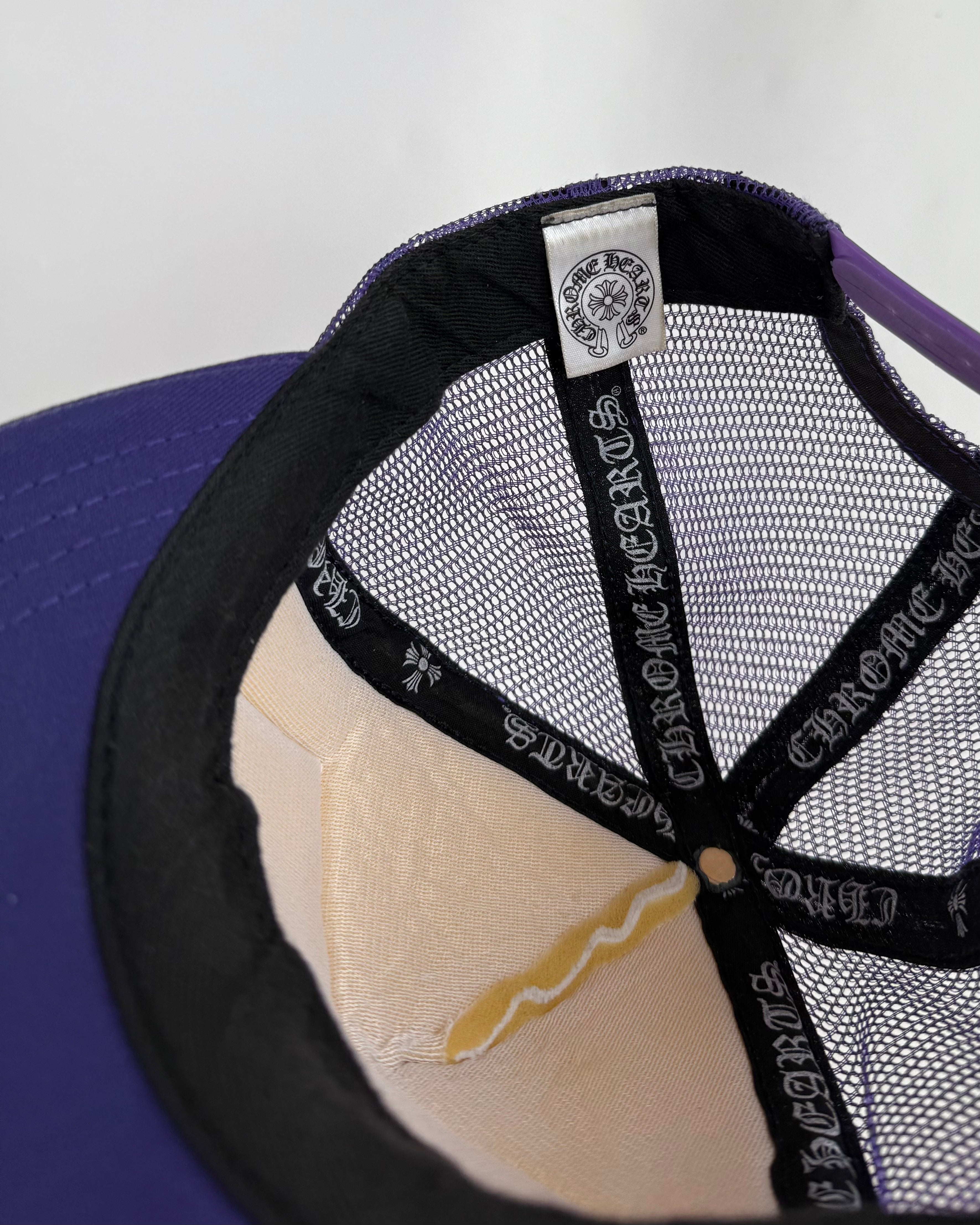 Chrome Hearts Purple CH Hollywood Cap