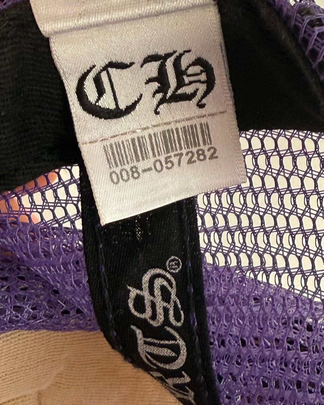 Chrome Hearts Purple CH Hollywood Cap