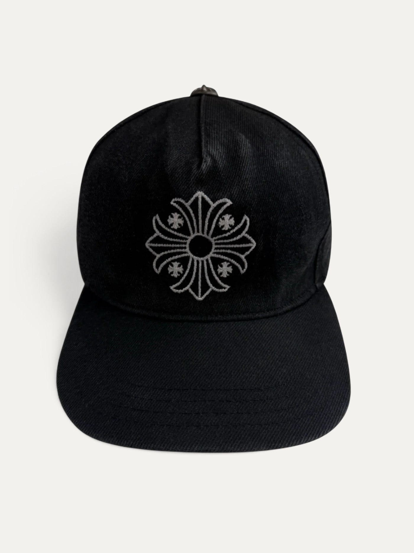 Chrome Hearts Black Cross Logo Cap