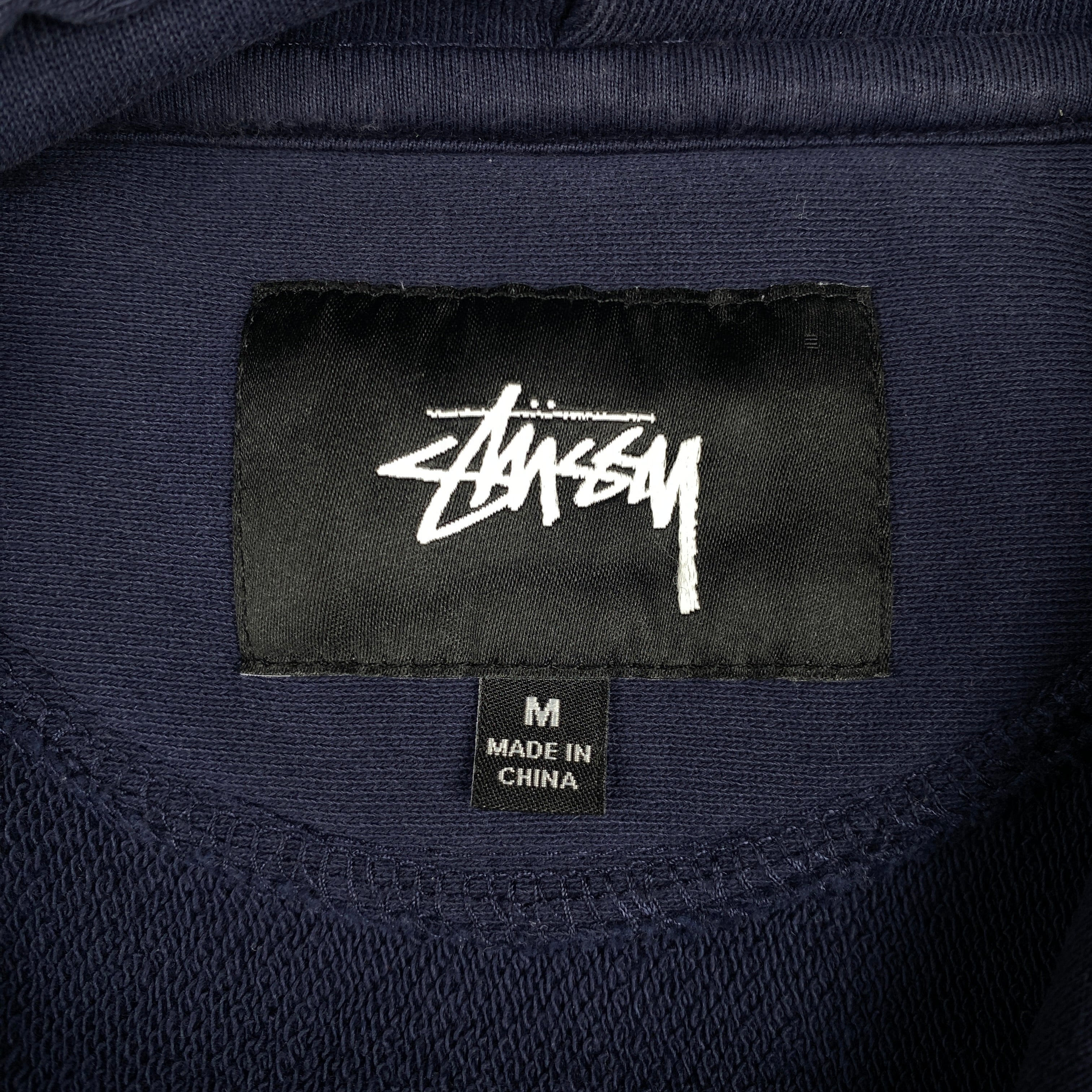 Stussy Navy Logo Hoodie