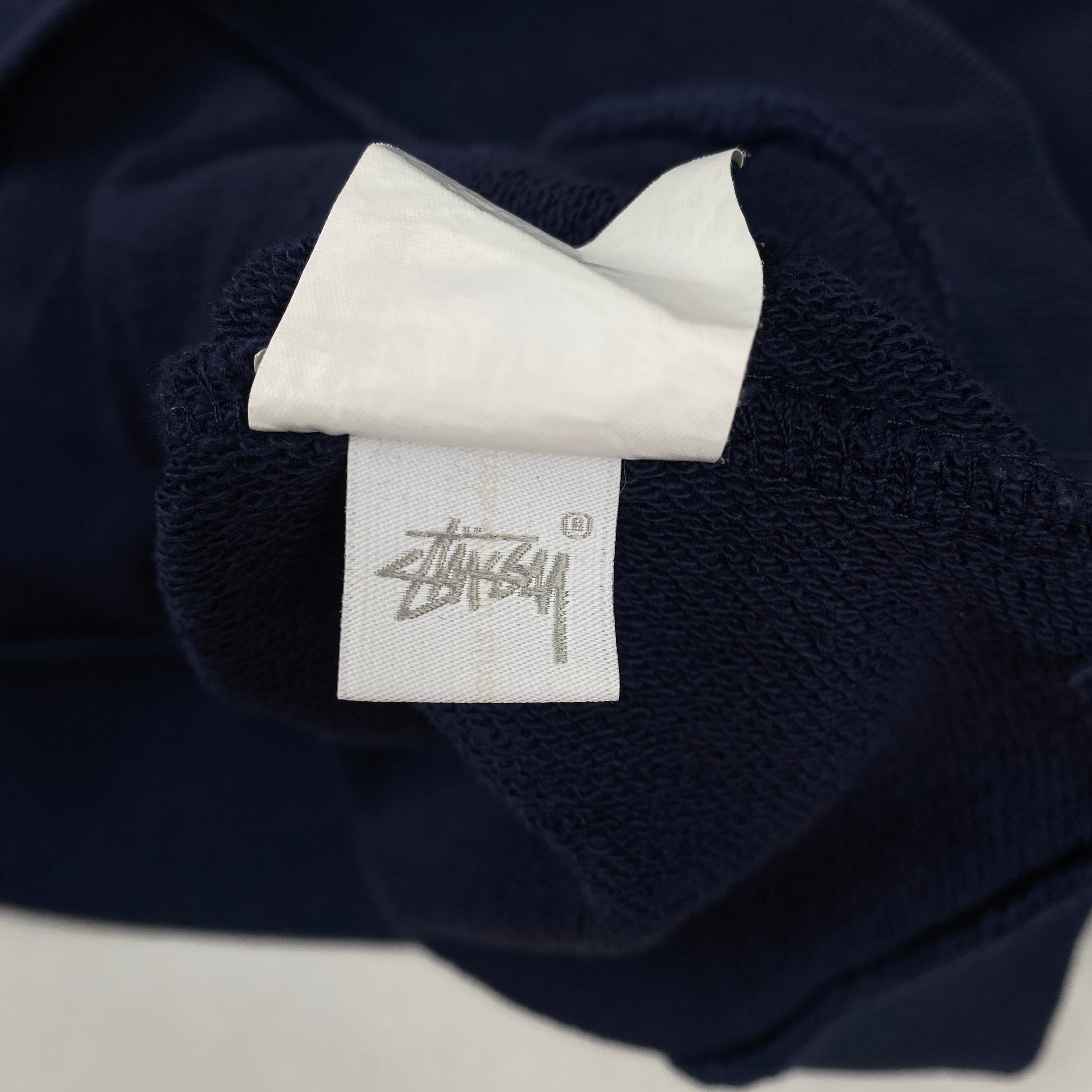 Stussy Navy Logo Hoodie