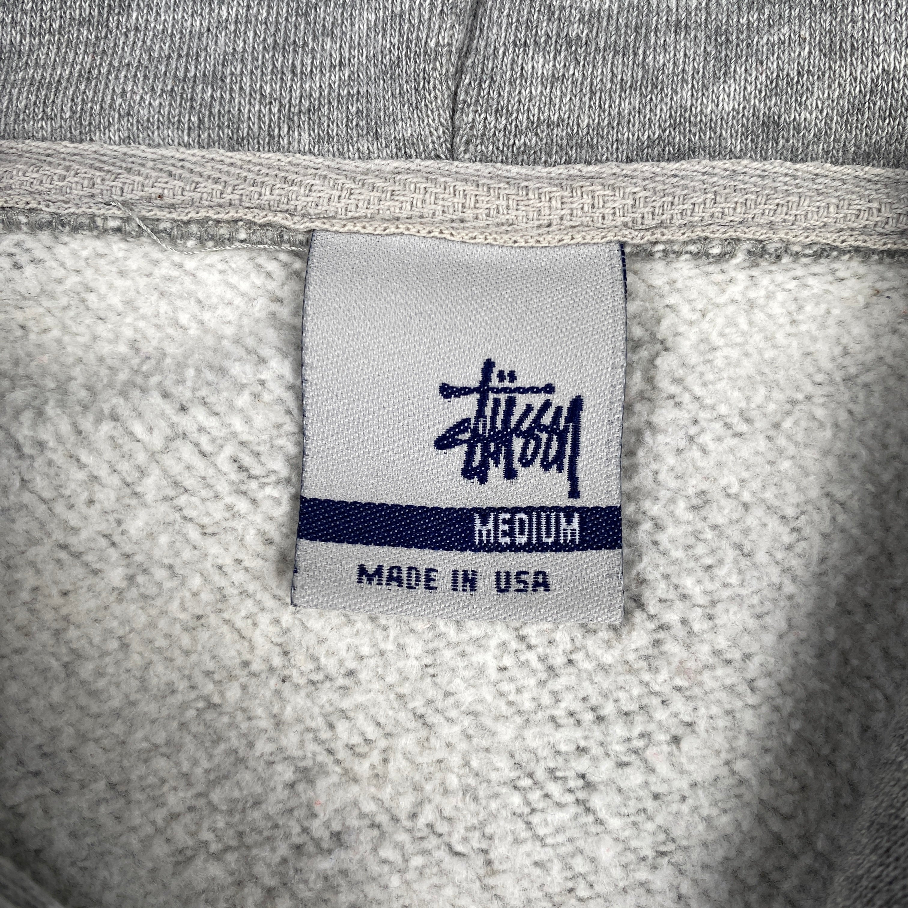 Stussy Grey X Logo Hoodie