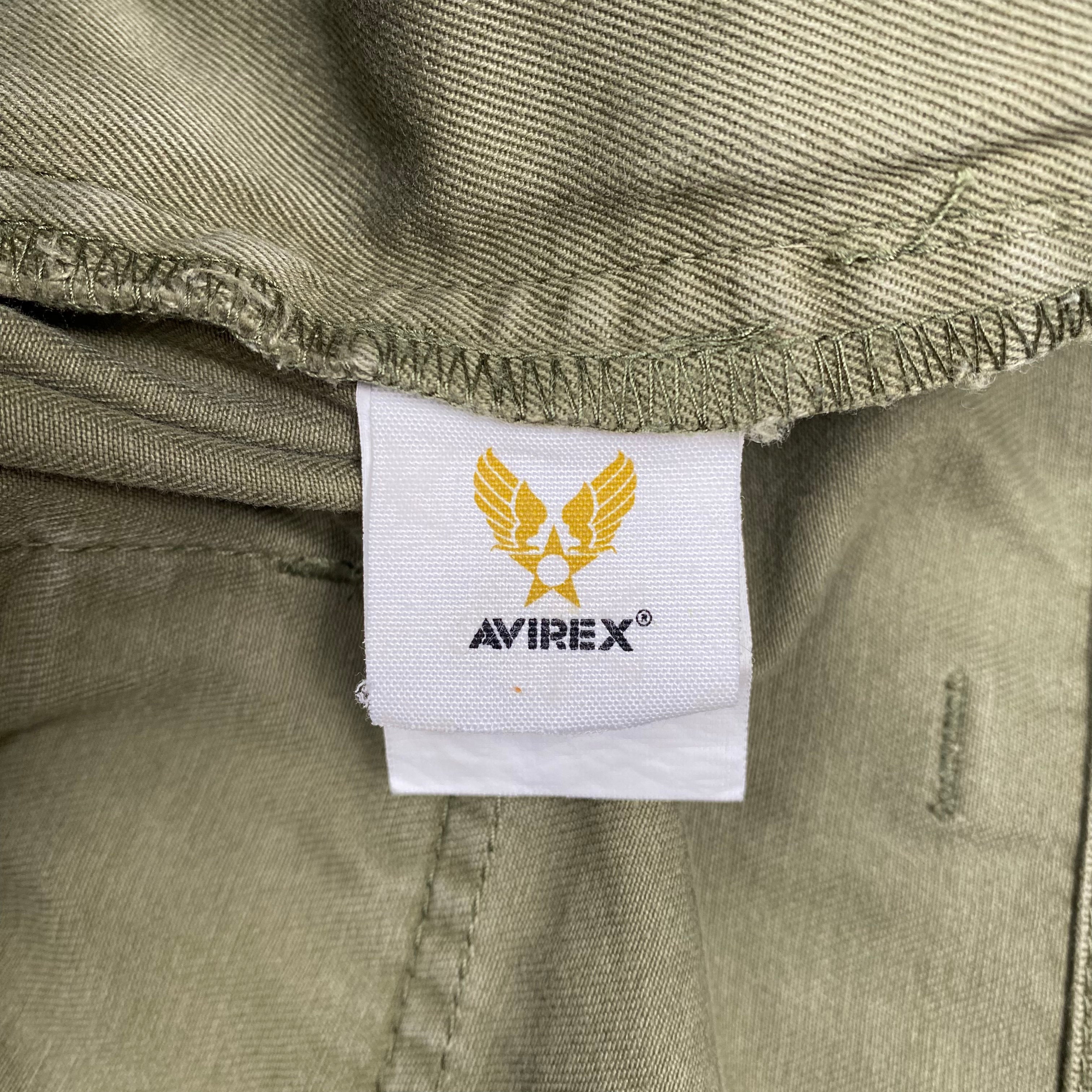 Avirex Green Cargo Jorts