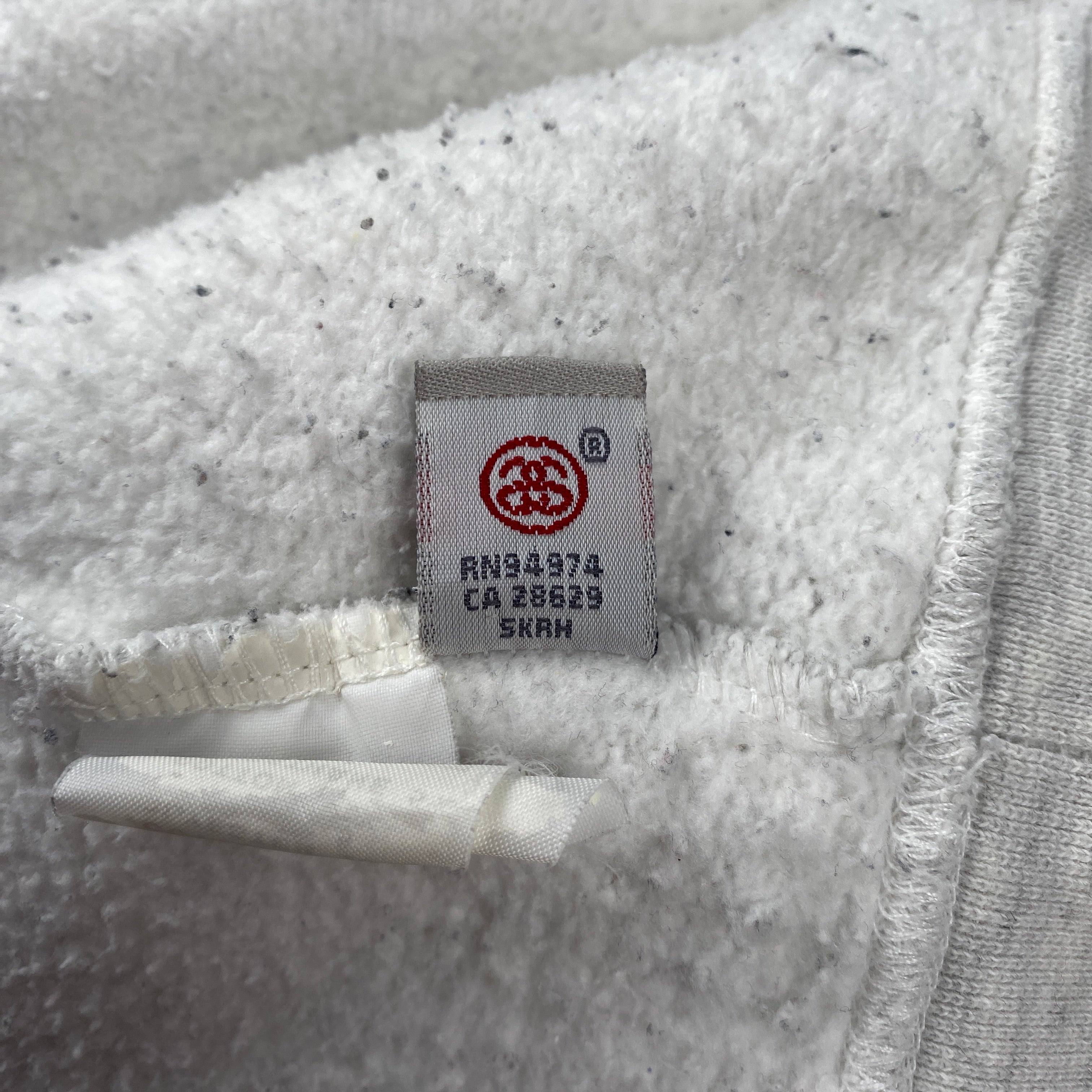 Stussy Grey Worldwide Logo Hoodie