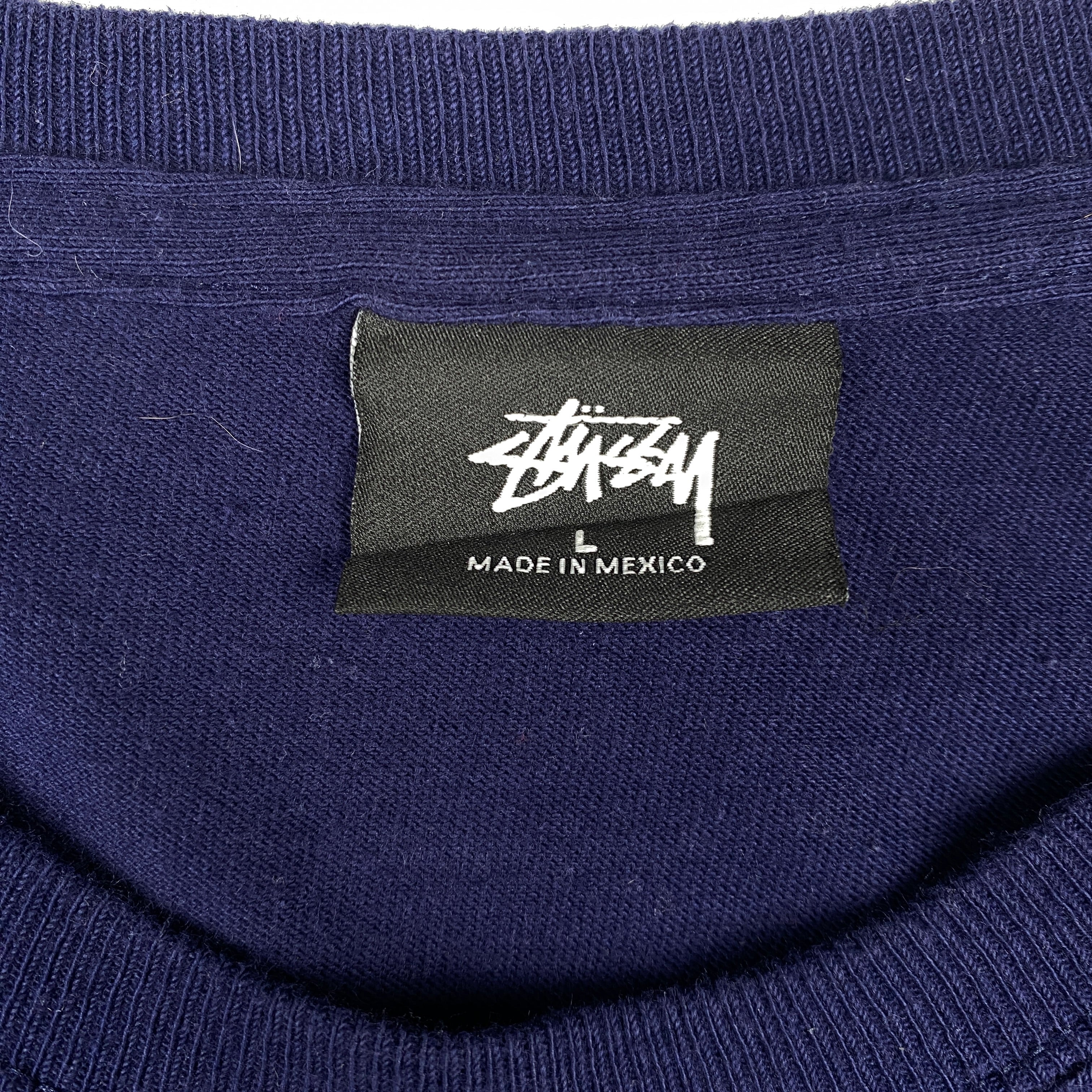 Stussy Navy Hong Kong Longsleeve